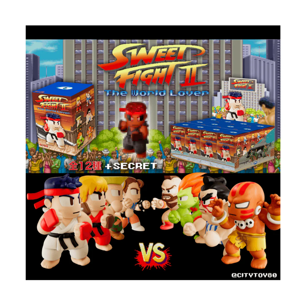 CITYTOY80 街霸 II 系列 Sweet Fight II 盲盒套裝