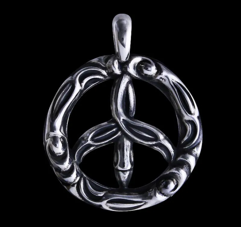 Peace Sign Pendant S*
