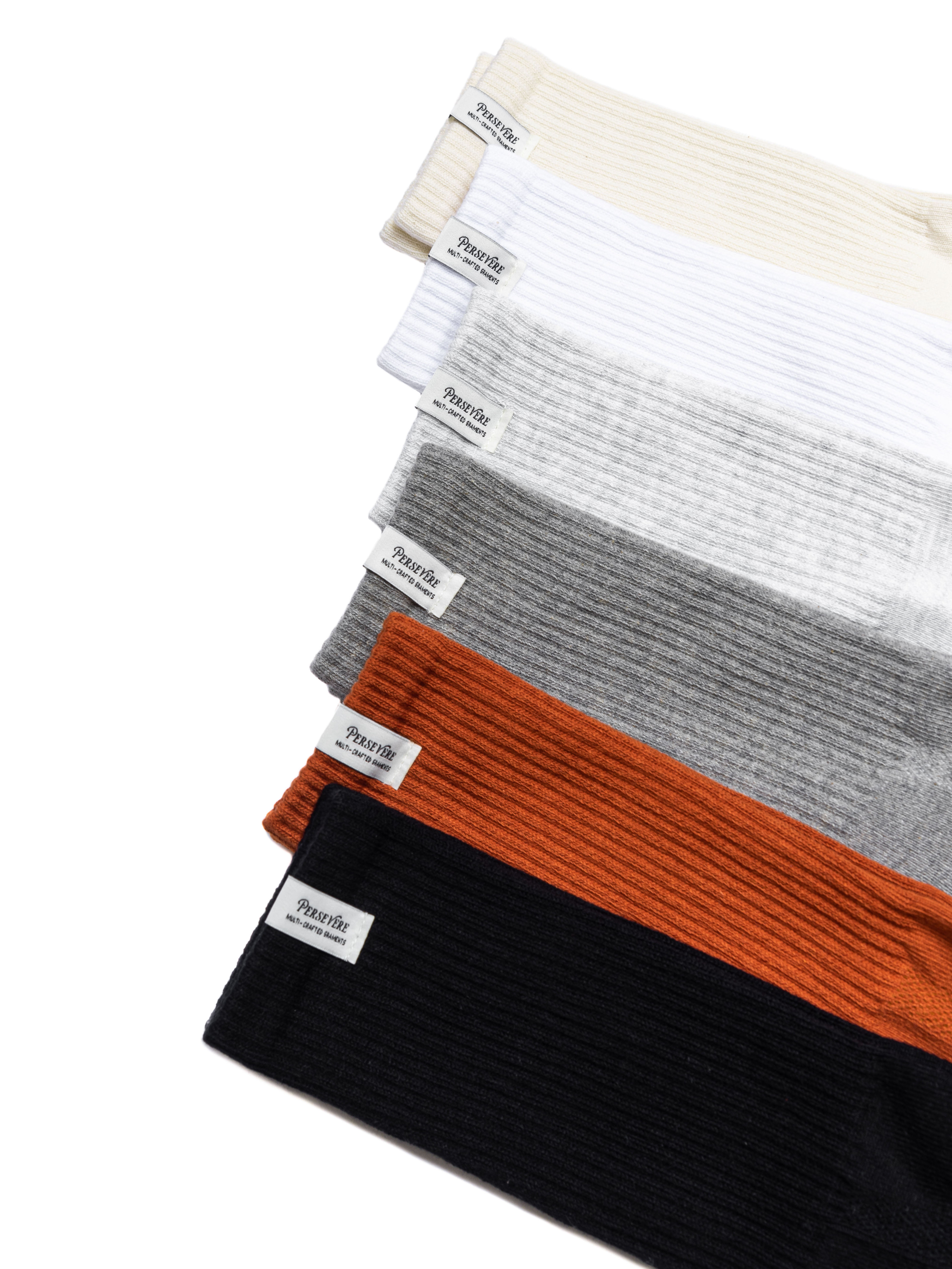 PERSEVERE CLASSIC AUTHENTIC CREW SOCKS 長咬標涼感中筒襪