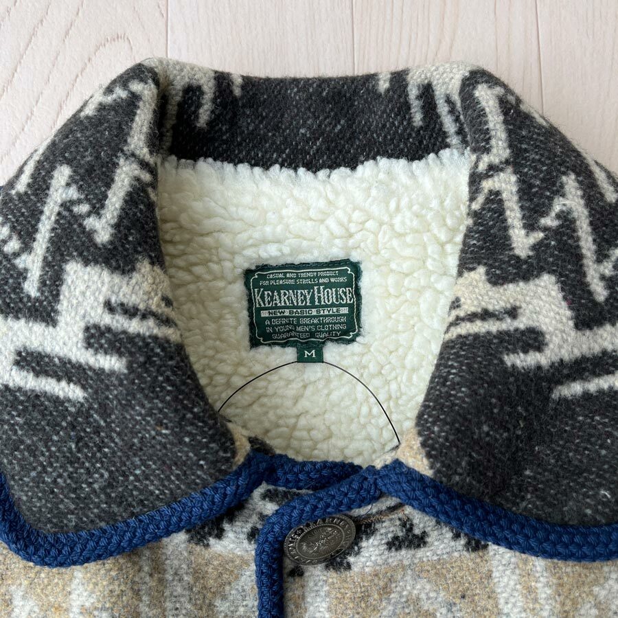 Kearney House灰黑配米色古著外套