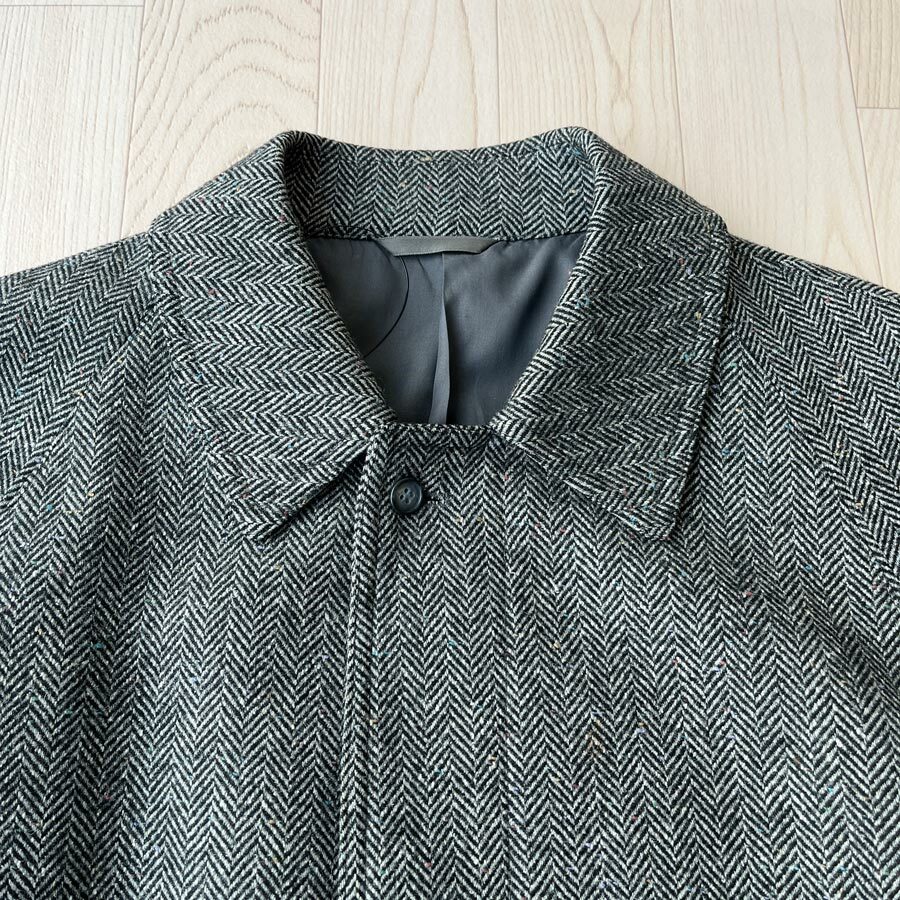 San Sebastian灰色羊毛長外套