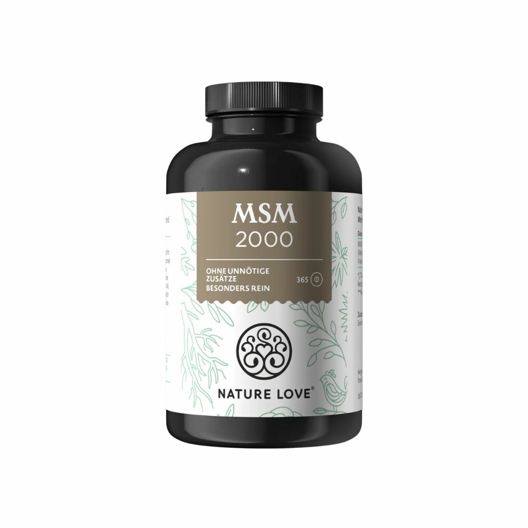 Nature Love 德國自然之愛 MSM 2000mg + 維他命C膠囊 365粒