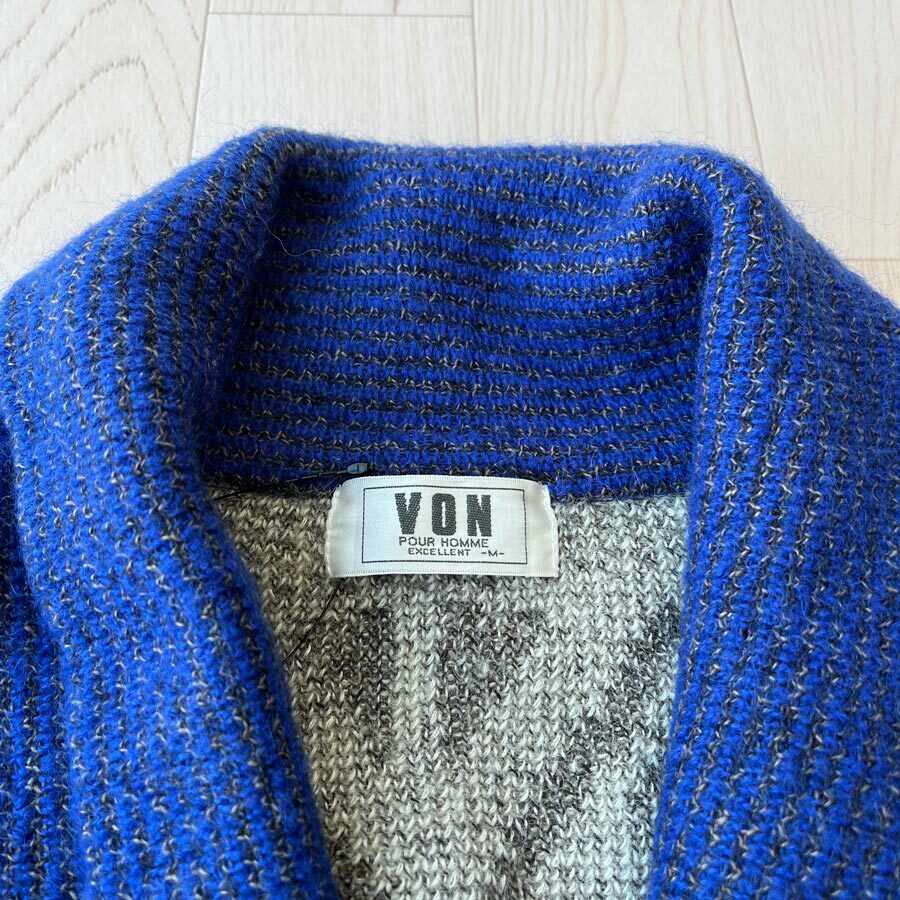 VON藍綠色羊毛外套