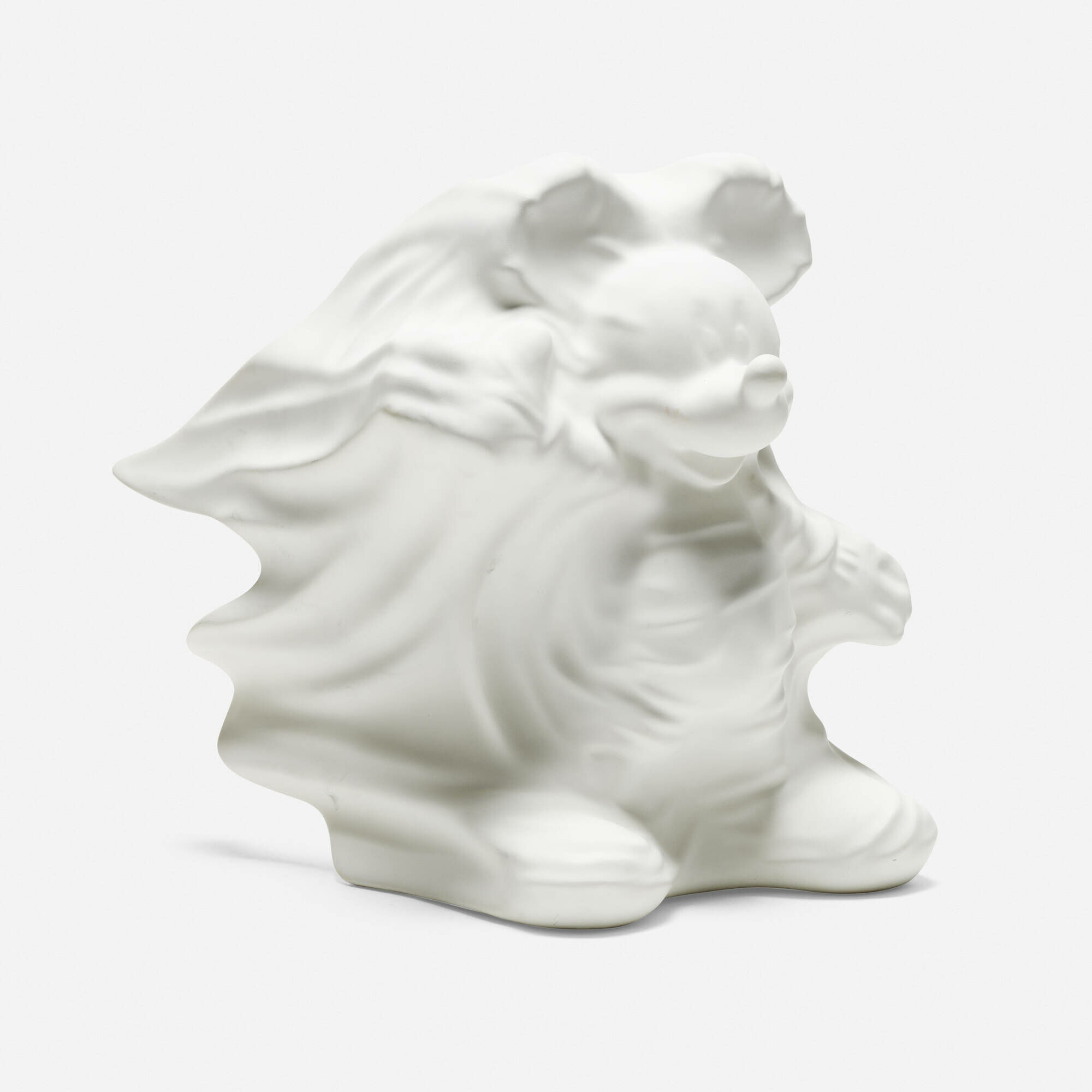 DANIEL ARSHAM X DISNEY APPORTFOLIO HOLLOW MICKEY FIGURE EDITION OF 500 風洞米奇 石膏公仔 丹尼爾．阿爾軒 限量 白色/灰色
