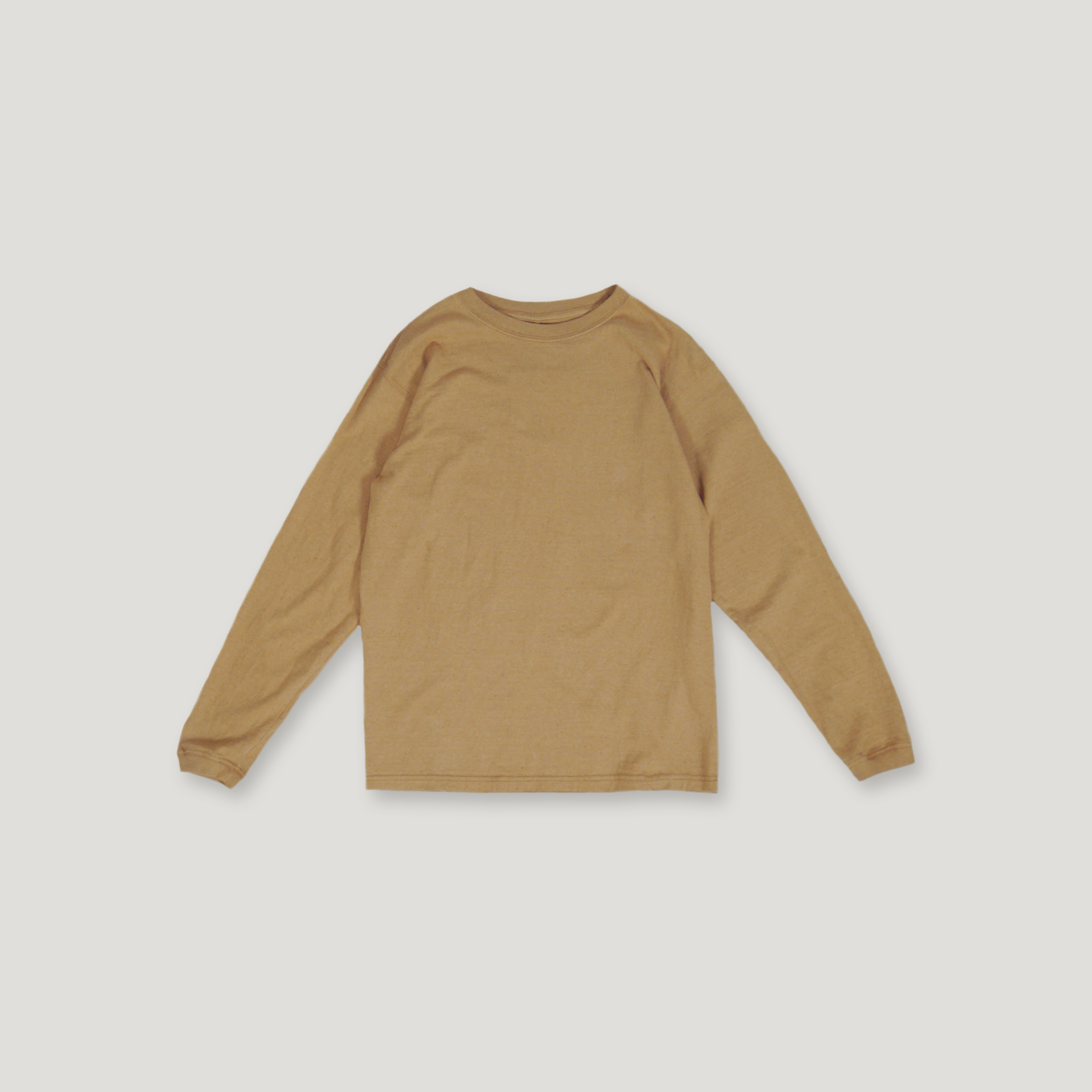 GOOD ON Organic LS Crew TEE ╭ 3色 ╮