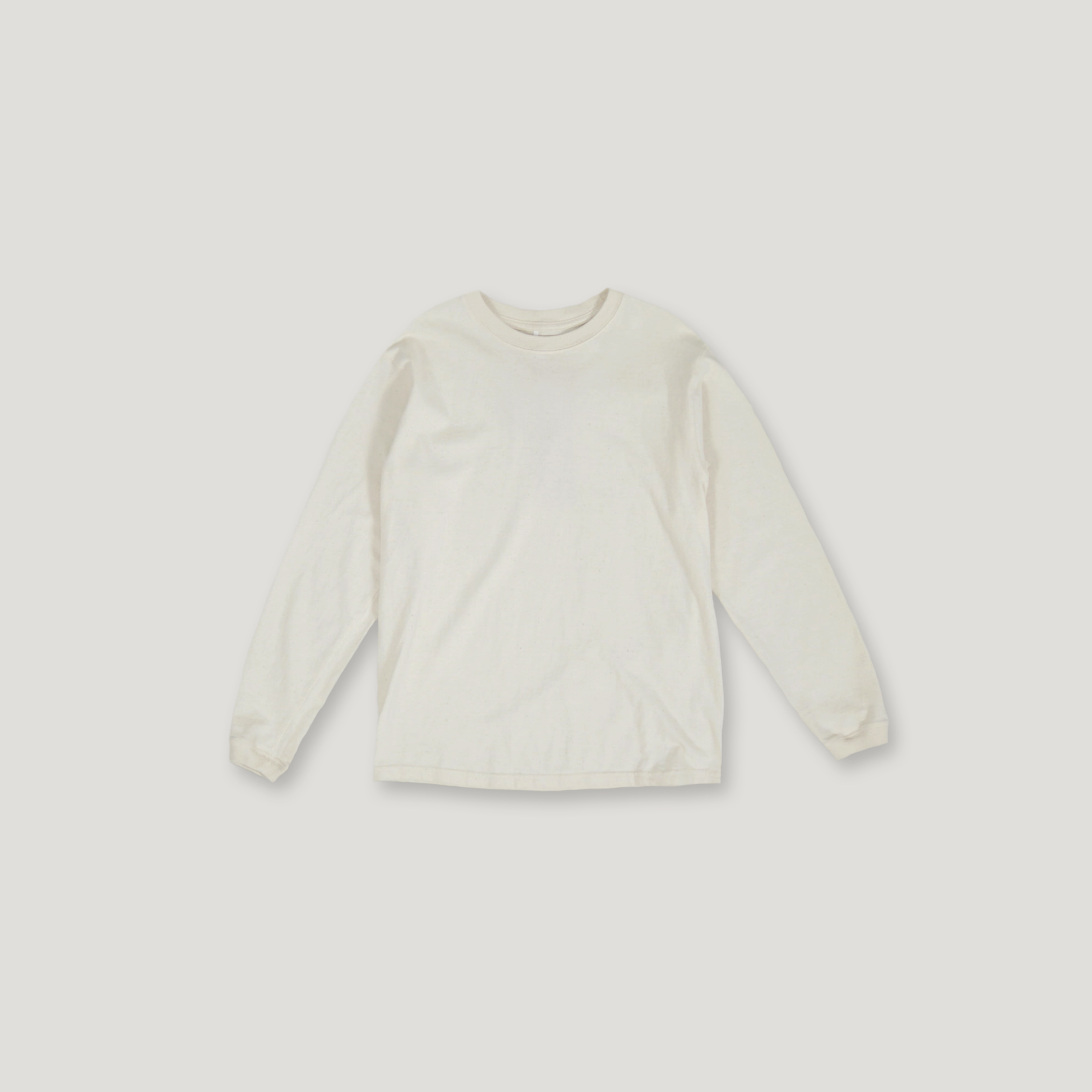 GOOD ON Organic LS Crew TEE ╭ 3色 ╮