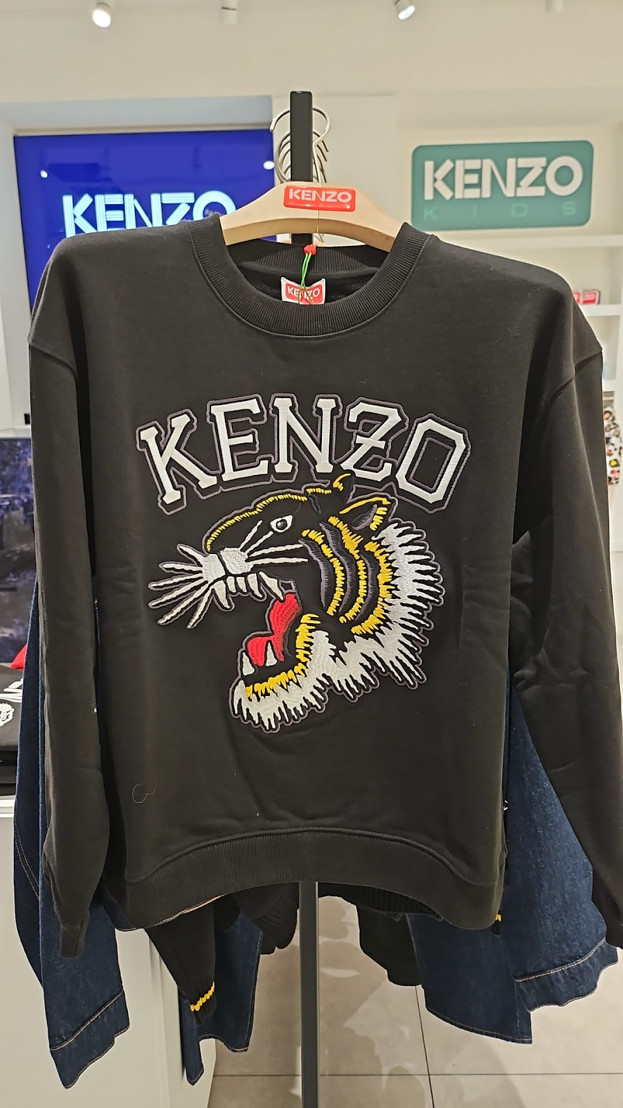 LYS02336 KENZO 刺繡虎頭大LOGO圓領衛衣