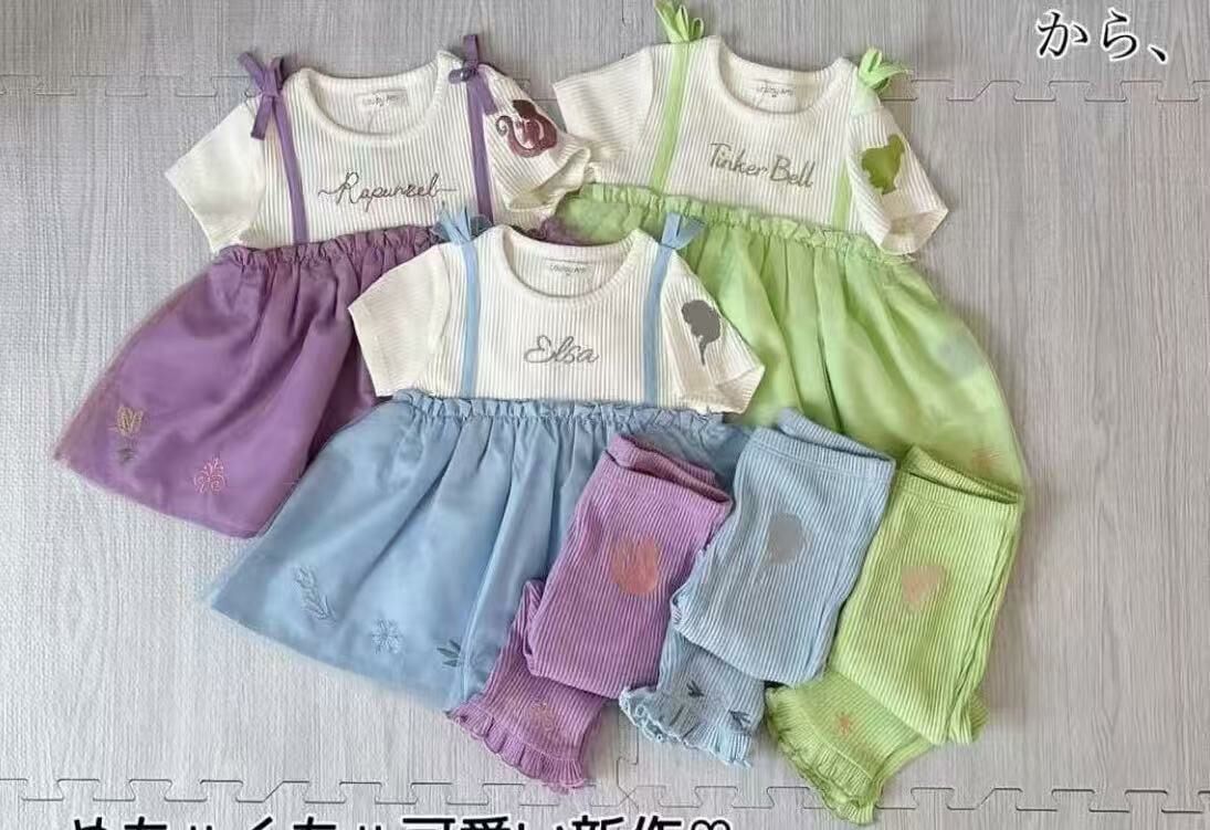 日單 公主假兩件套裝