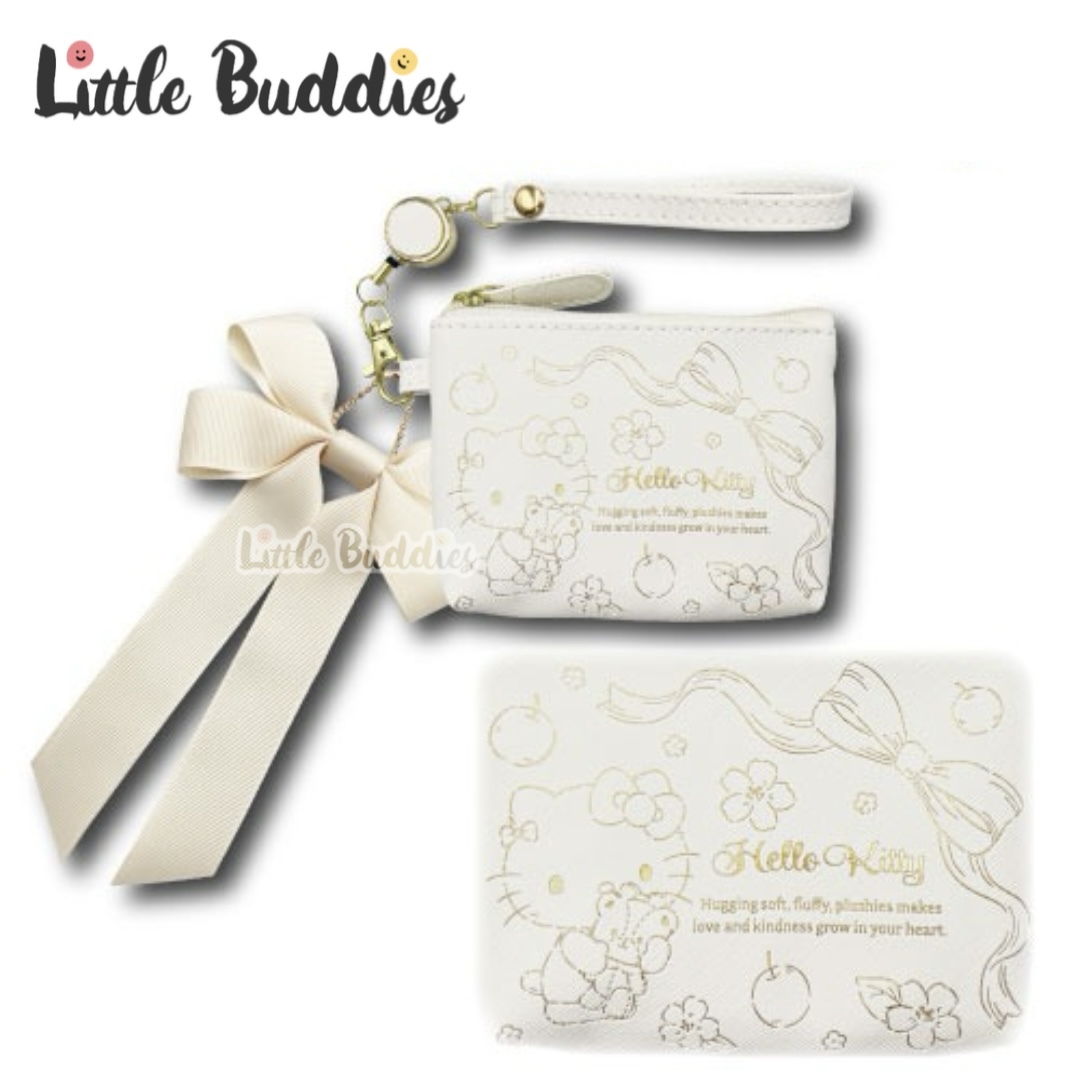 日本 Sanrio 可愛少女PU皮系列 - 散紙包卡套連伸縮匙扣