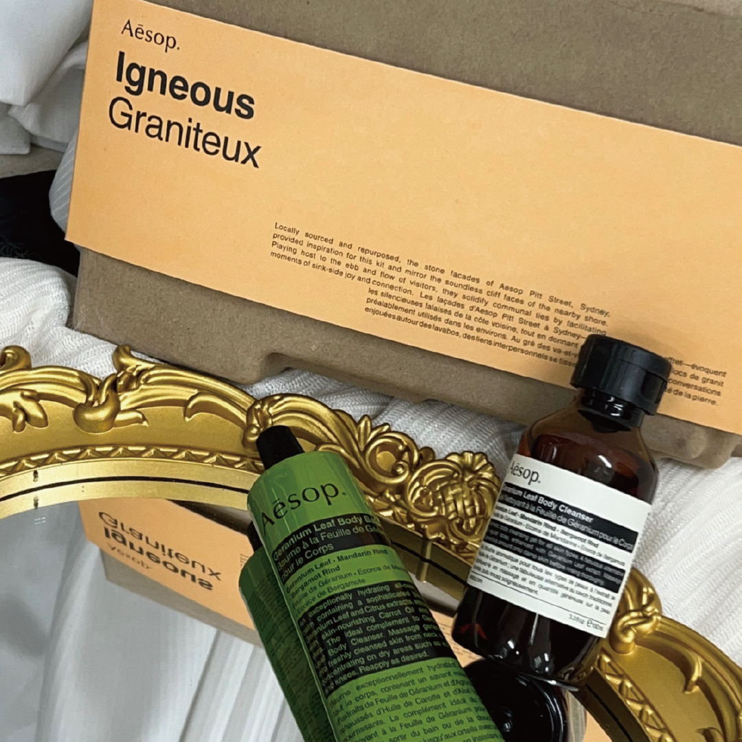 Aesop - Igneous Graniteux 天竺葵身體護理套裝