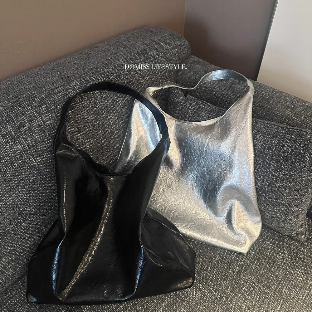 【大+小=漆皮感】DOMISS百搭肩背提袋 兩件套組 肩背包 斜背包(現+預)