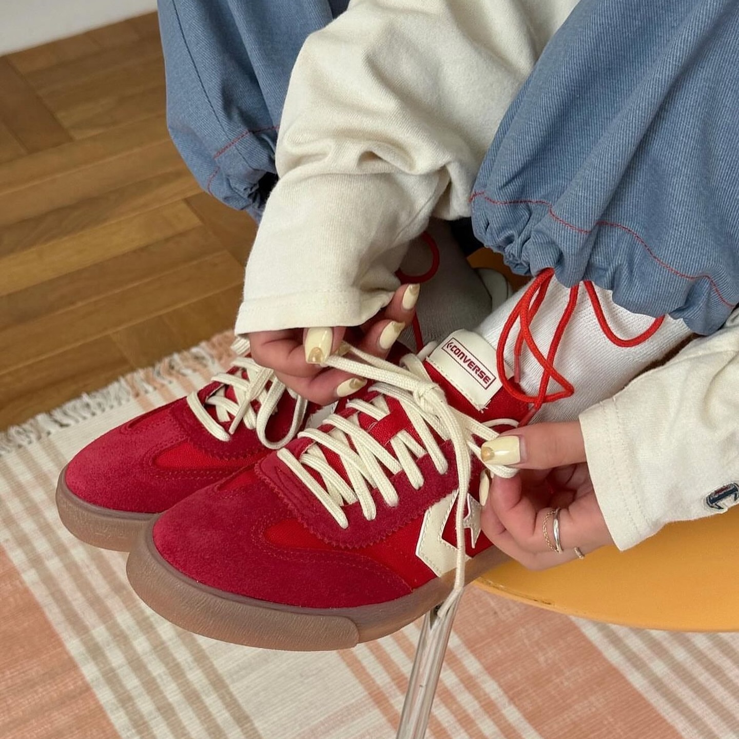 預購┃CONVERSE ROADCLASSIC SK OX 紅色 麂皮 板鞋 低筒