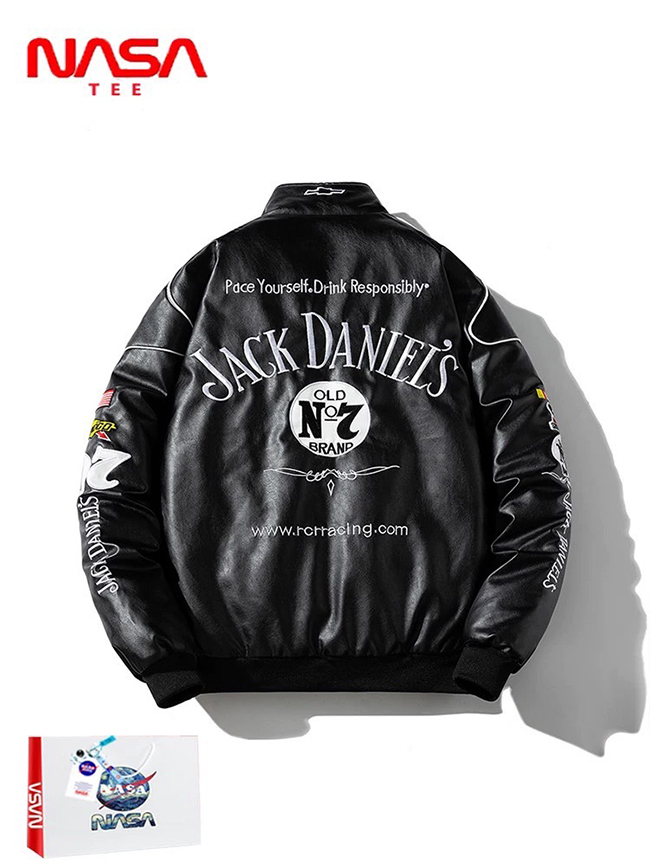 美式機車皮外套-實拍照