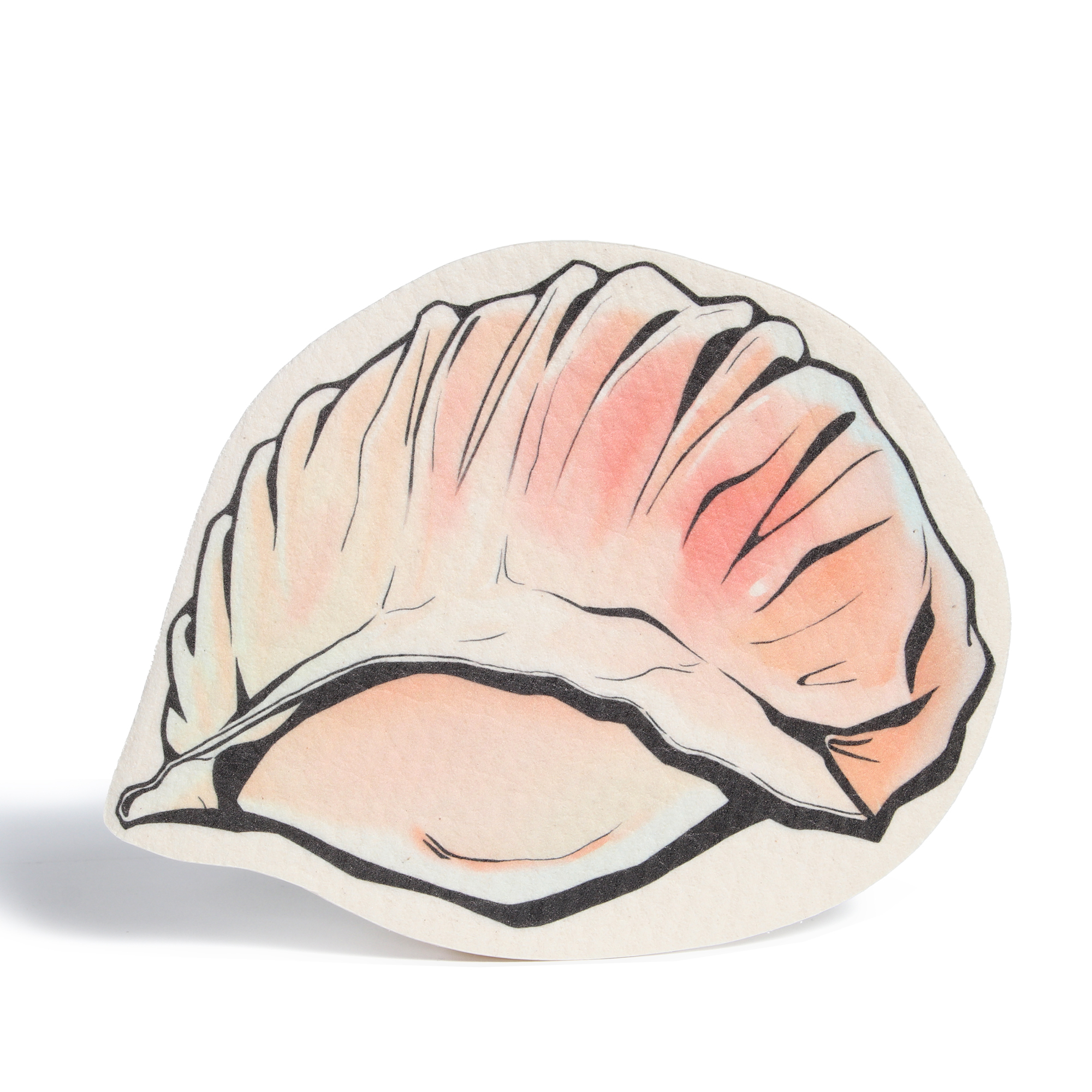 LEAFFY daichafan shrimp dumpling eco friendly cellulose sponge cloth