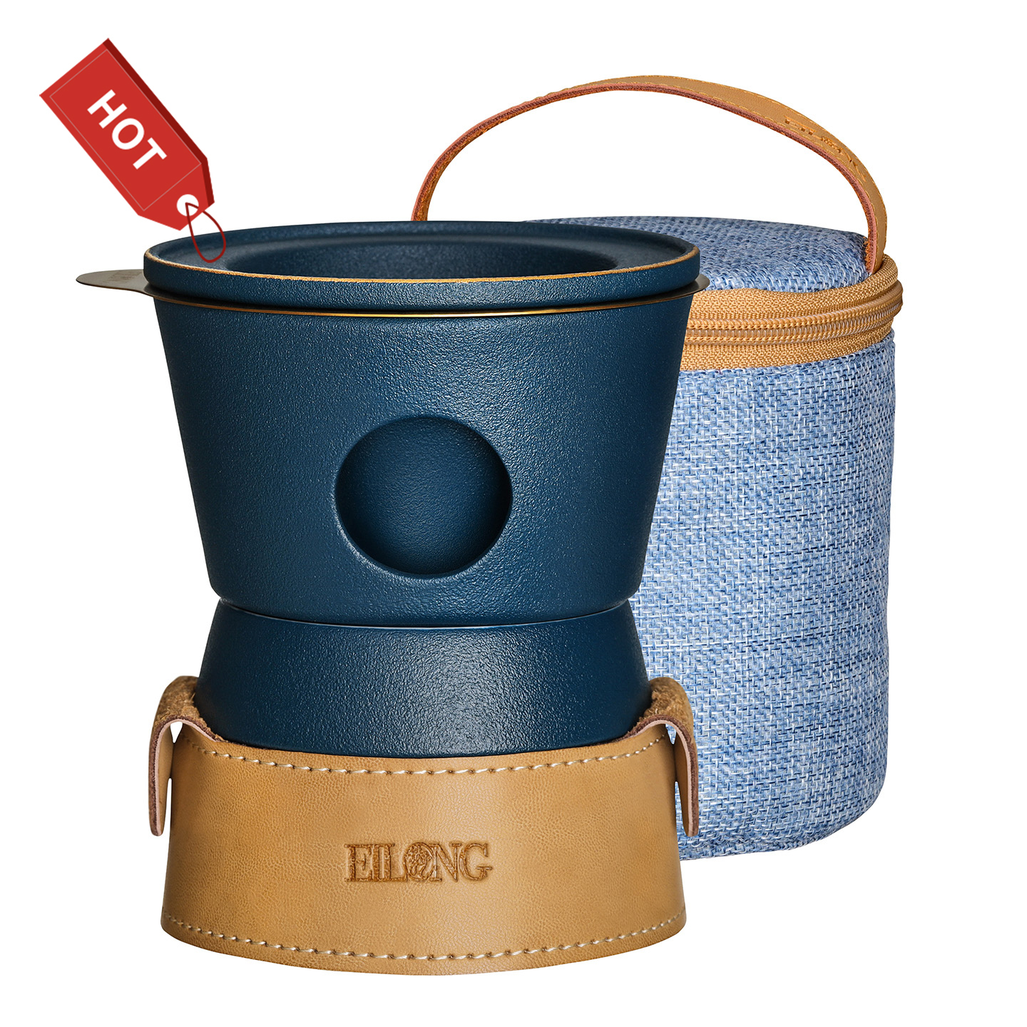 流金咖啡旅行套組(220ml)|皇家藍|抹茶綠|優雅白|知性黑