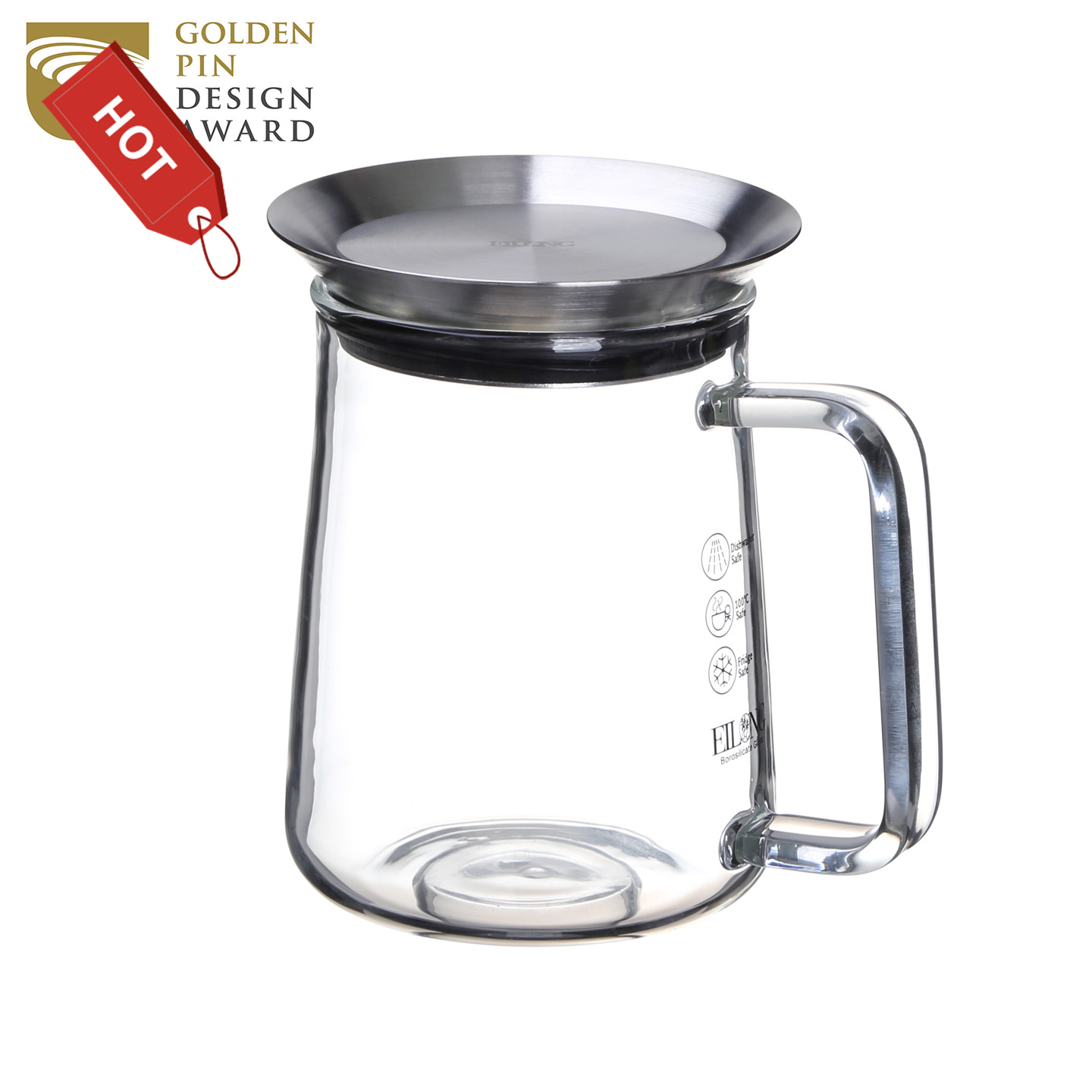 茶覺360玻璃茶壺(450ml)｜金點設計獎