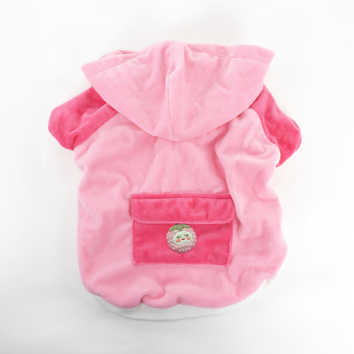 Velvet Hoodie Jacket (Pink)