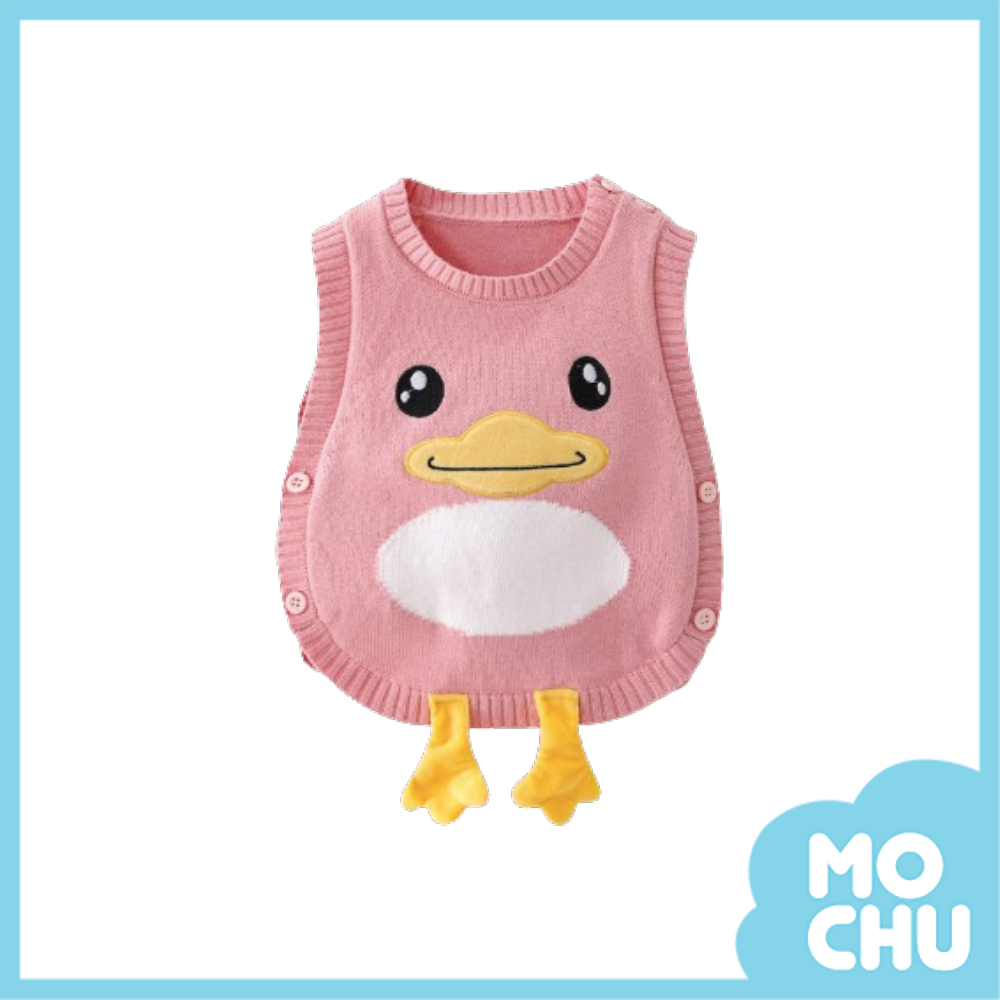 乖乖小鴨針織背心(三色)
