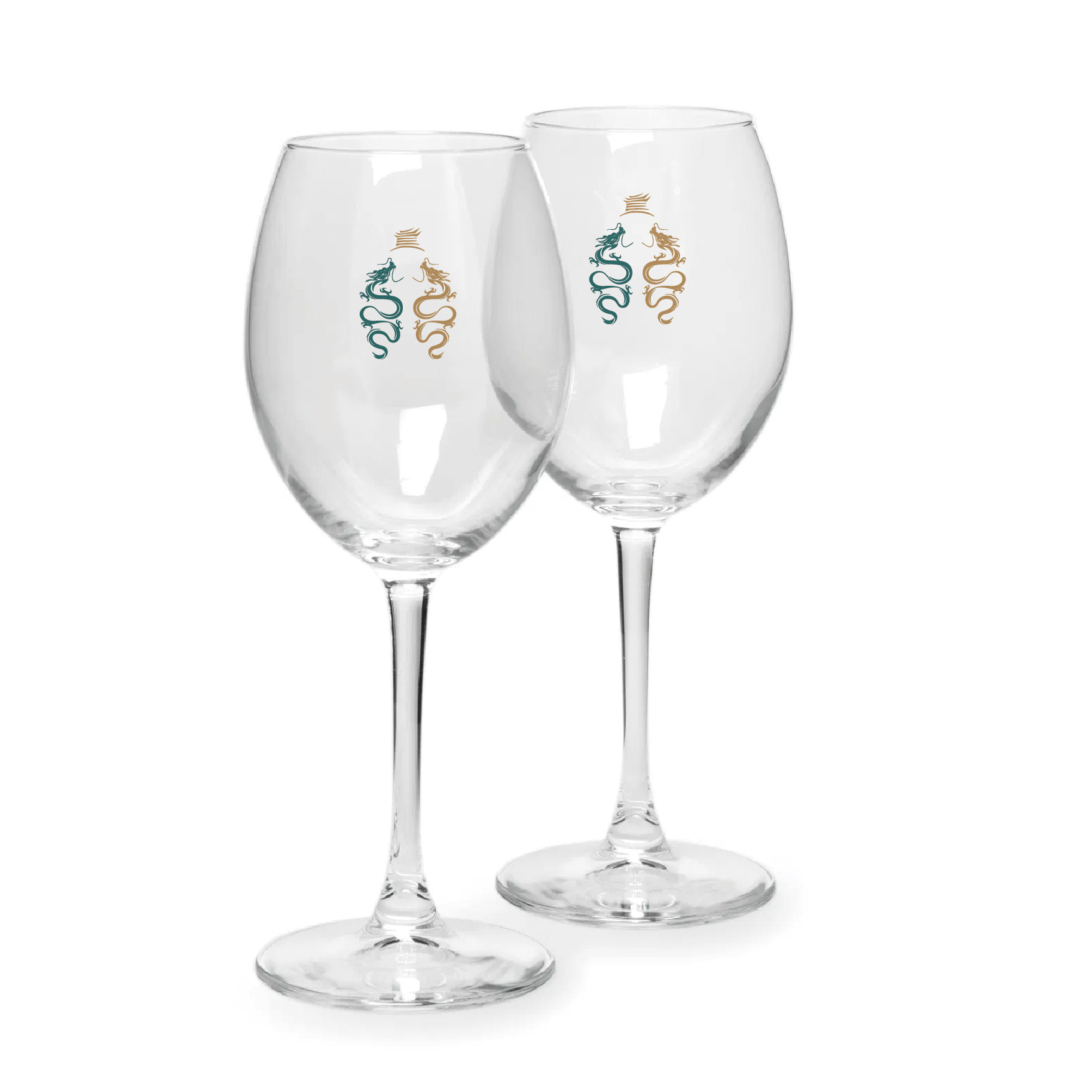 圓山雙龍紅酒杯