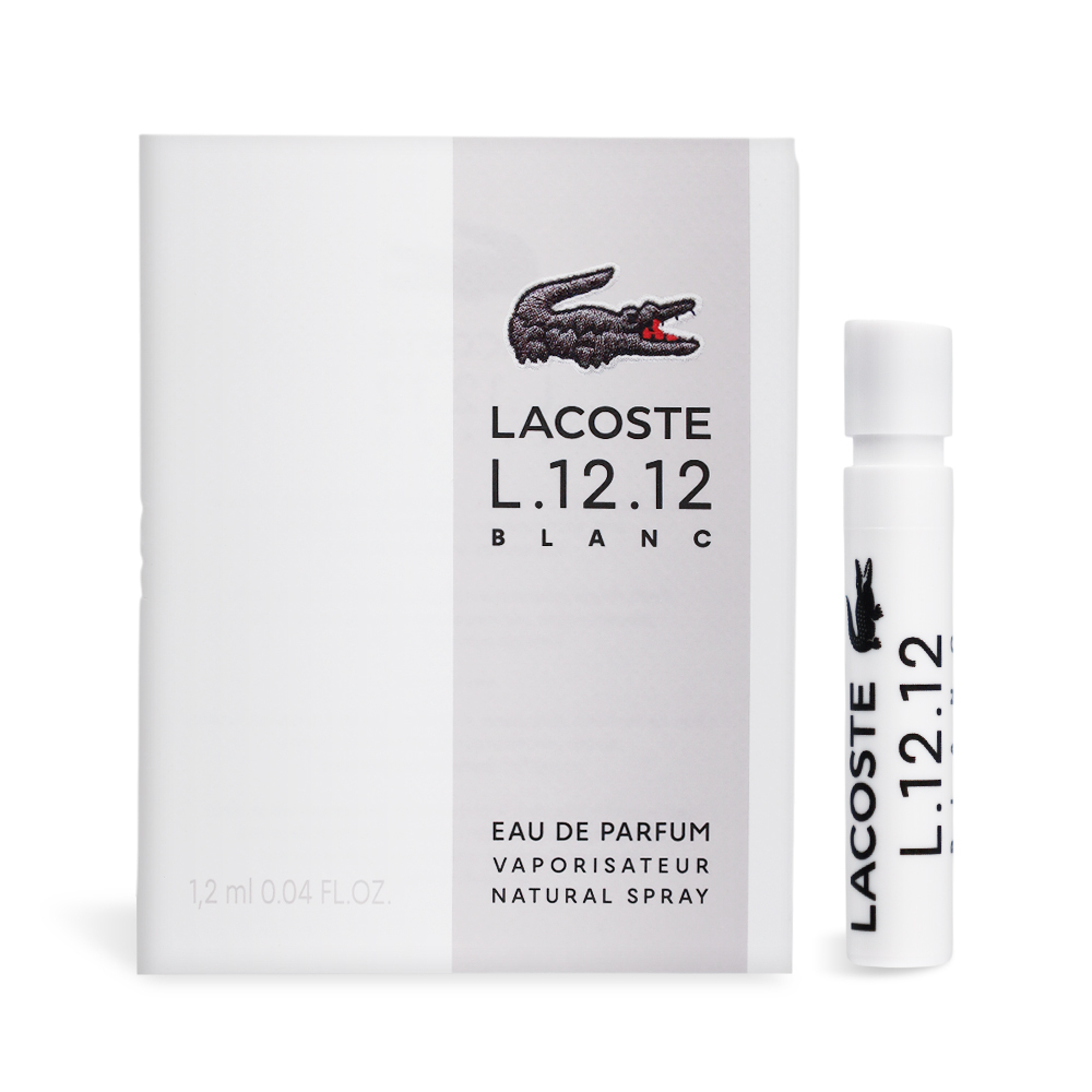 LACOSTE 經典純白淡香精(1.2ml)-香水隨身針管試香