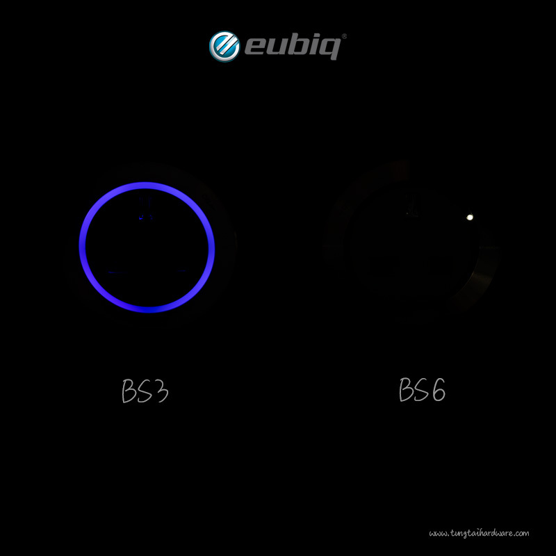 eubiq bs6 插座 燈光對比圖