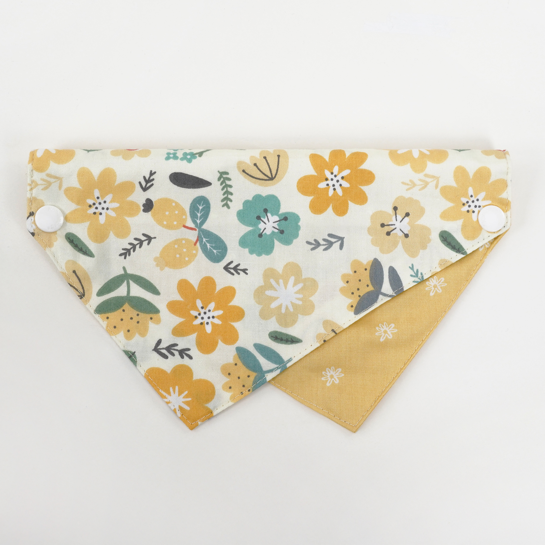 Double-sided Bandana (Yellow Flower)
