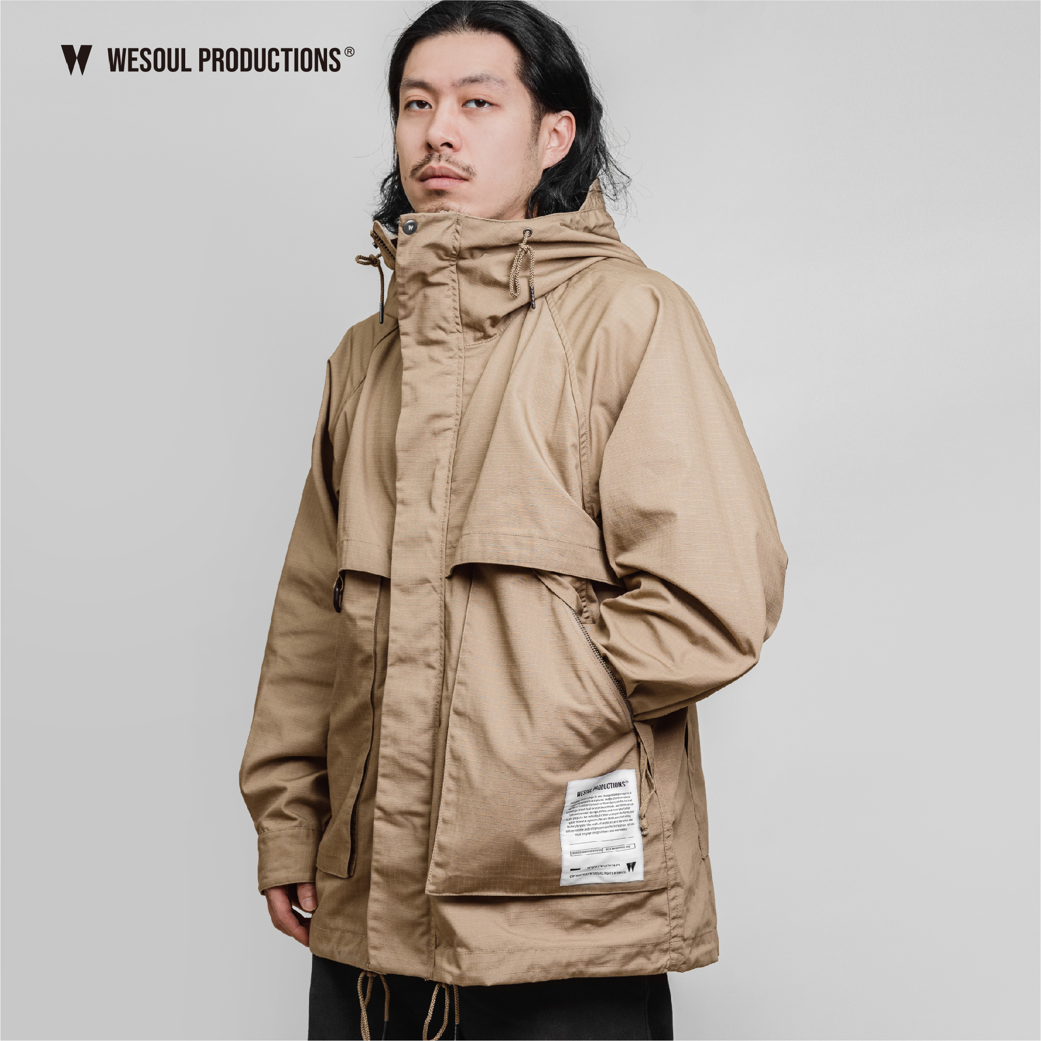 WSP－FUNCTIONAL HARD SHELL 難燃戶外多功能外套｜卡其