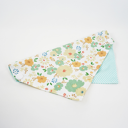 Double-sided Bandana (Green Flower)