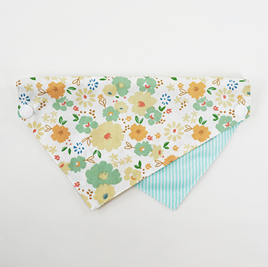 Double-sided Bandana (Green Flower)