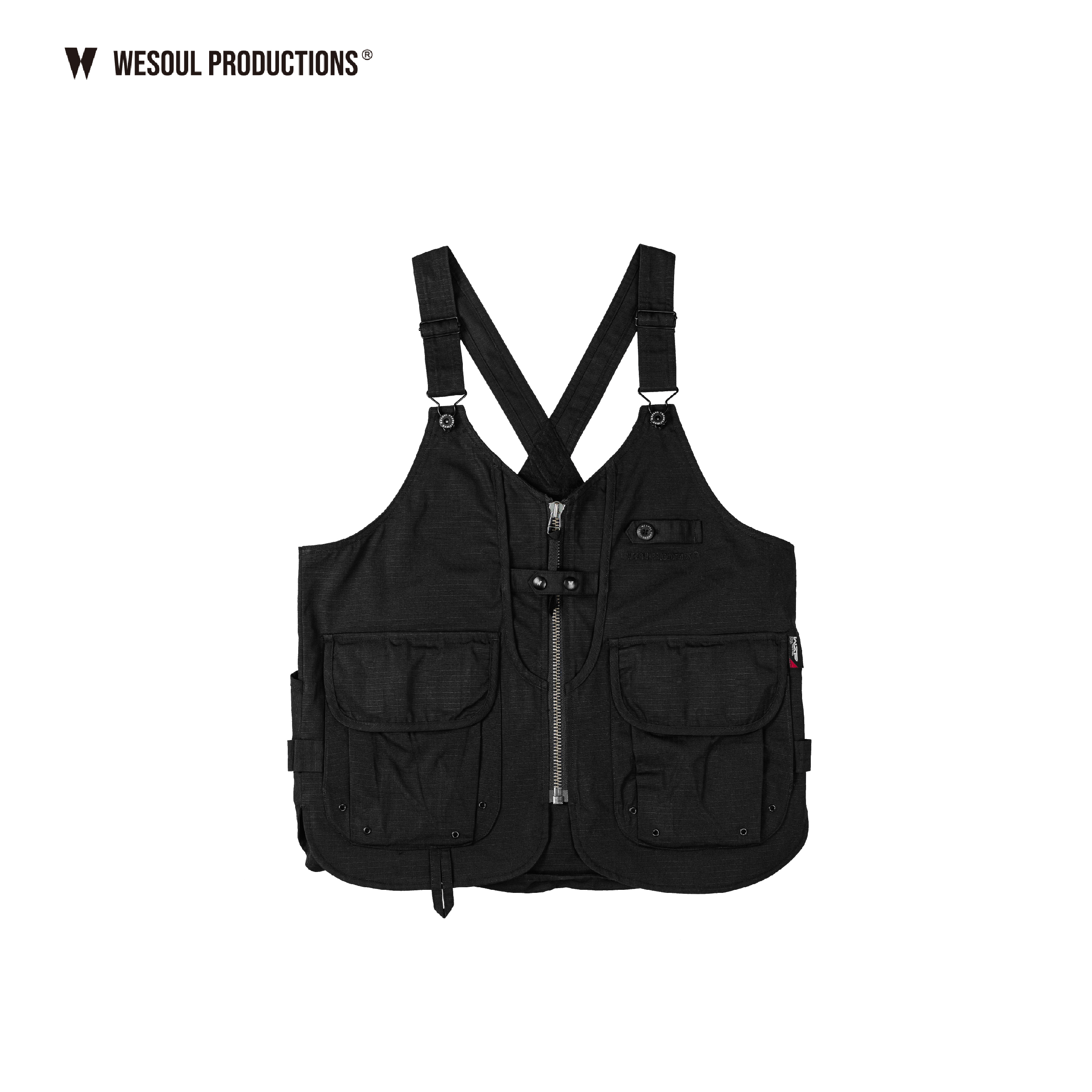 WSP－OUTDOOR WORK VEST 難燃戶外多功能工裝背心｜黑
