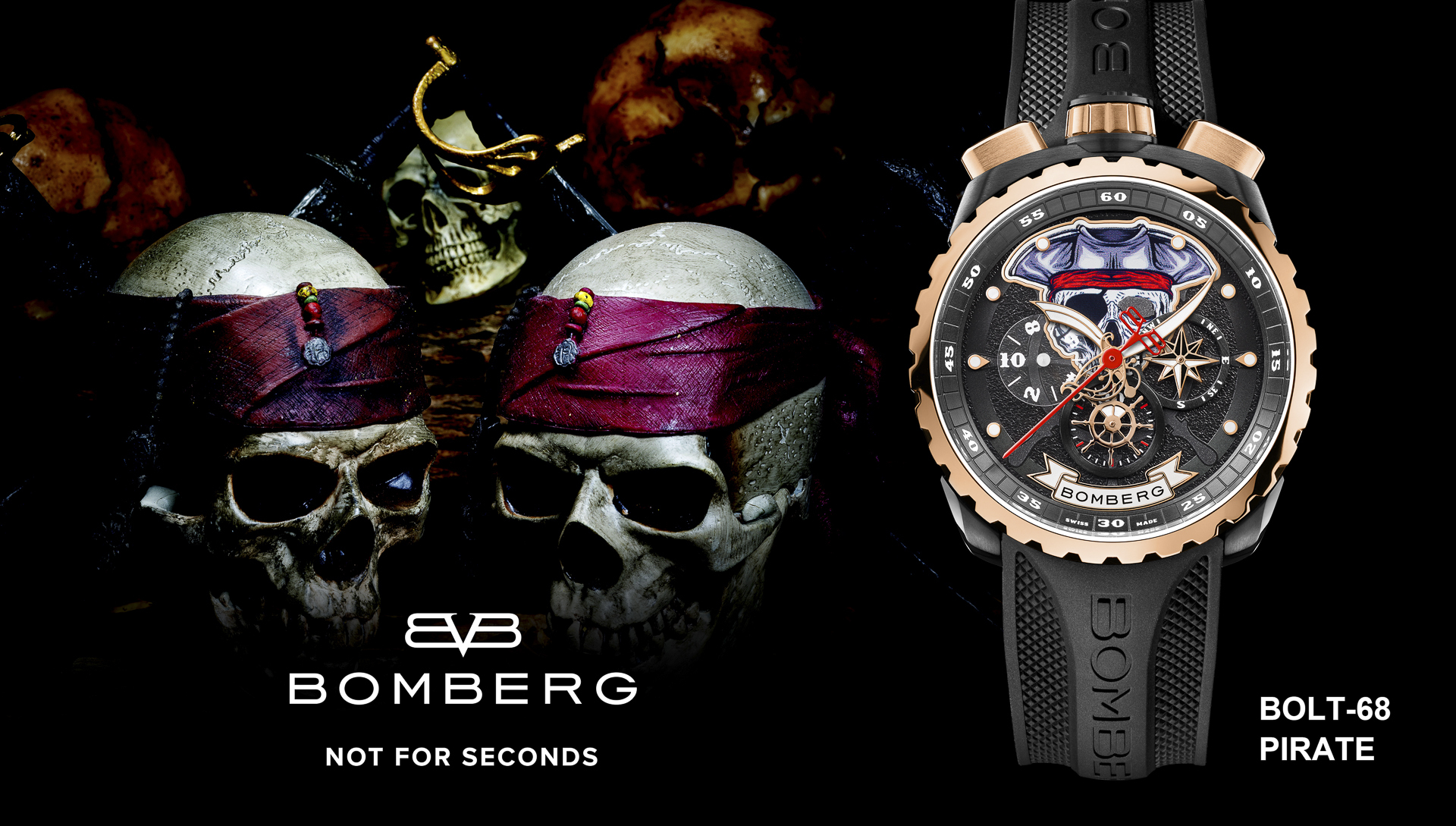 海盜骷髏船長計時碼錶