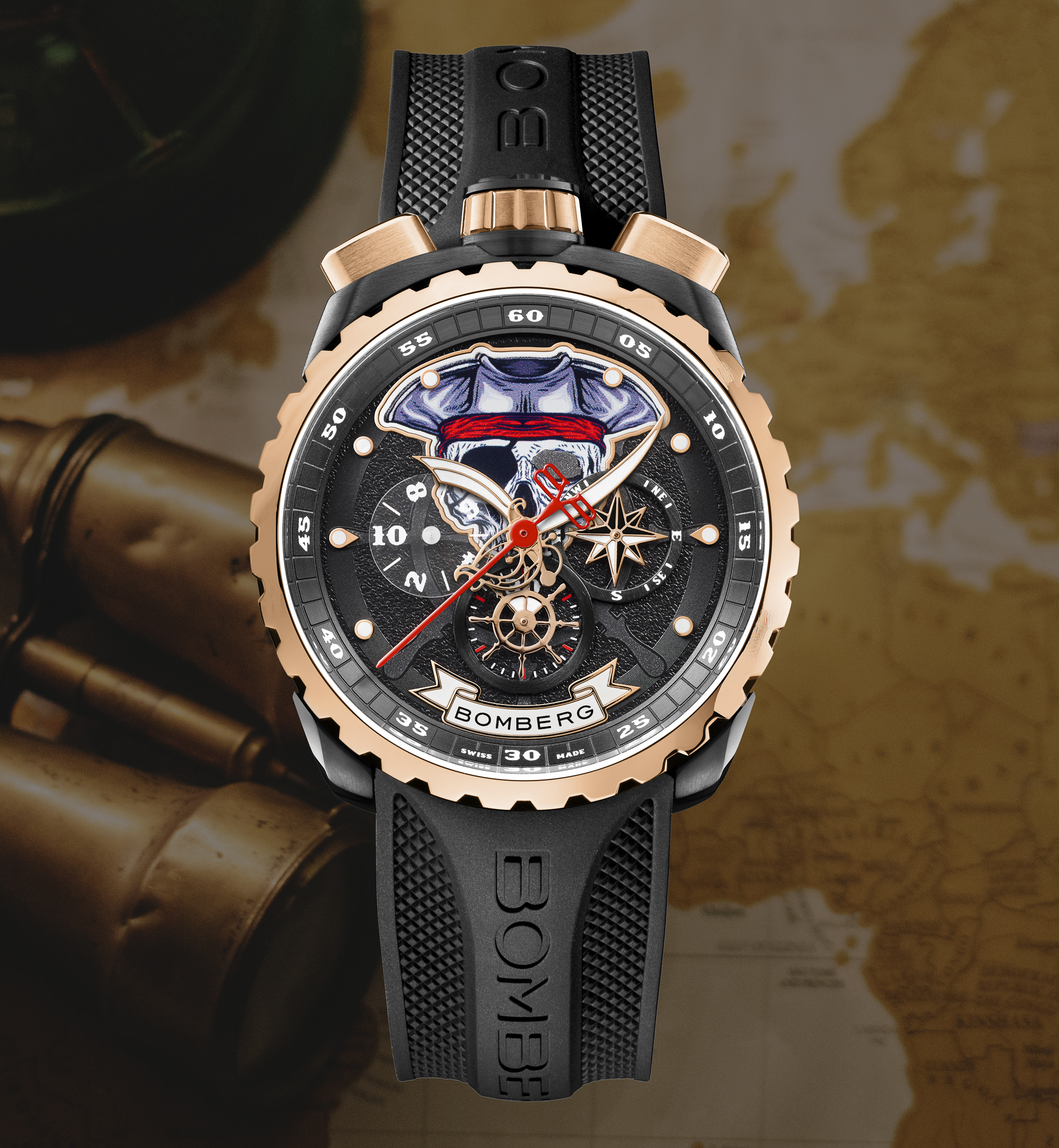 海盜骷髏船長計時碼錶