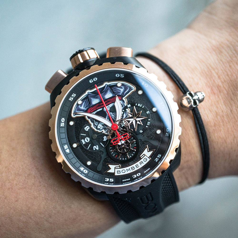 BOLT-68系列 海盜骷髏船長計時碼錶