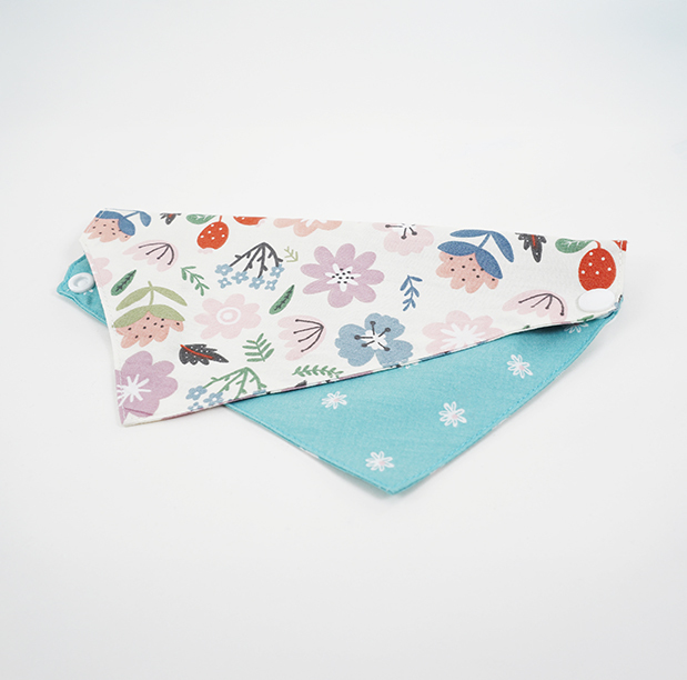 Double-sided Bandana (Pink Flower)