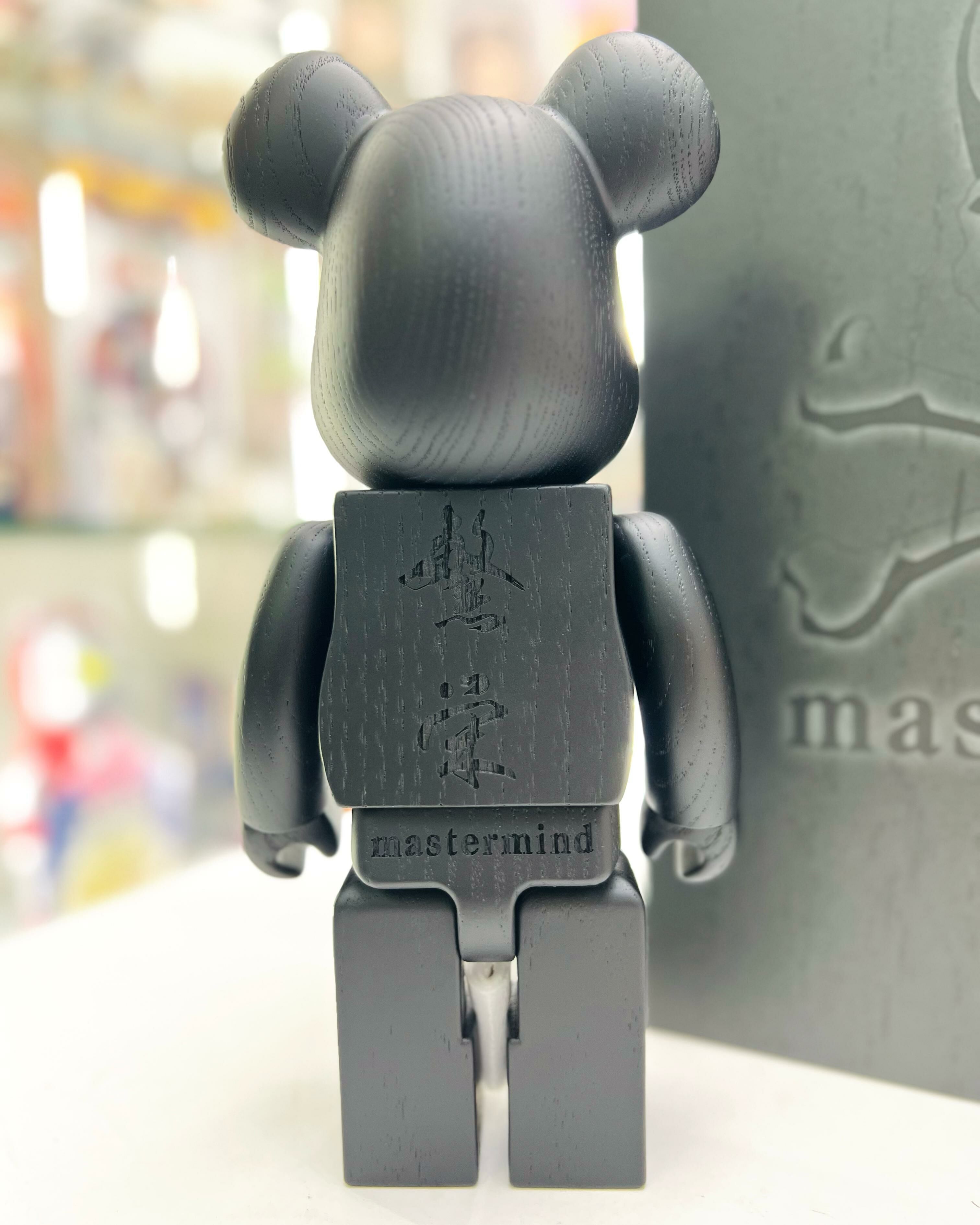 BE@RBRICK カリモク mastermind JAPAN 墨黒 400％ MEDICOM TOY - BE@RBRICK カリモク 黒檀 200％