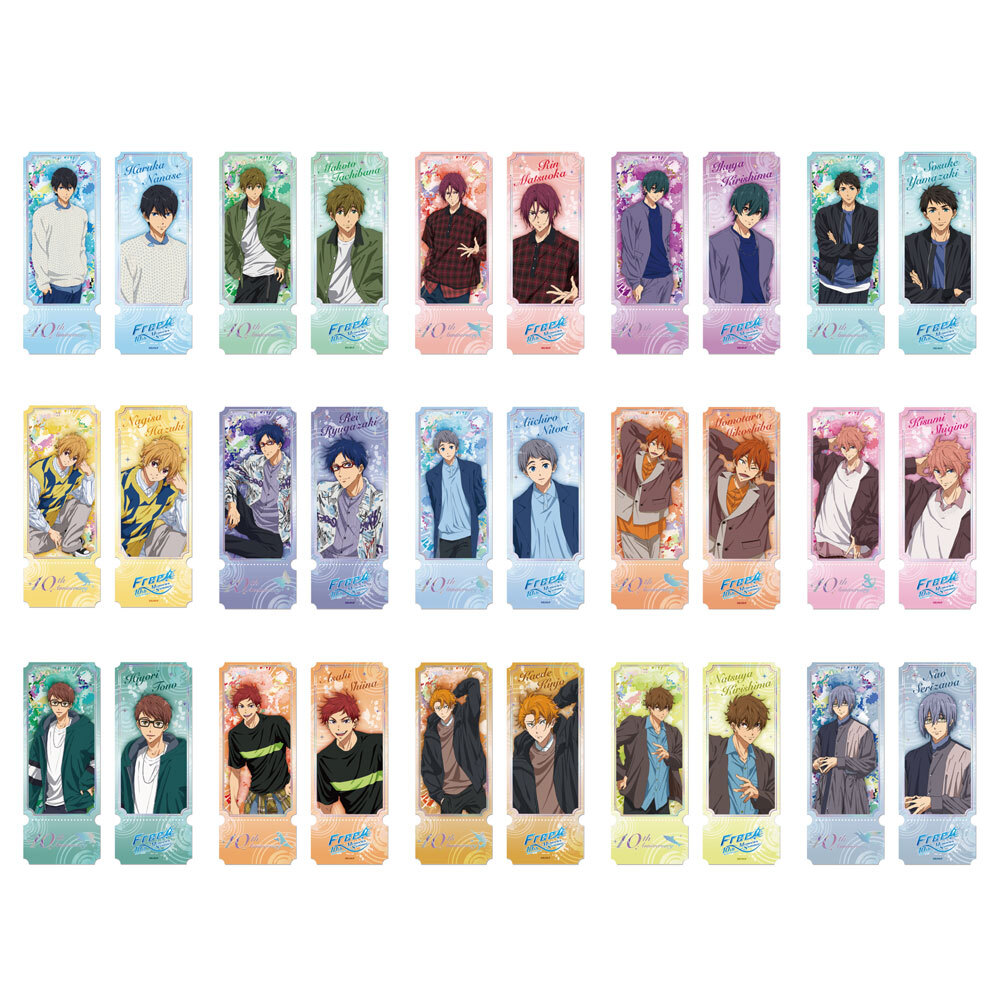 Free!十周年-角色收藏卡-15款隨機