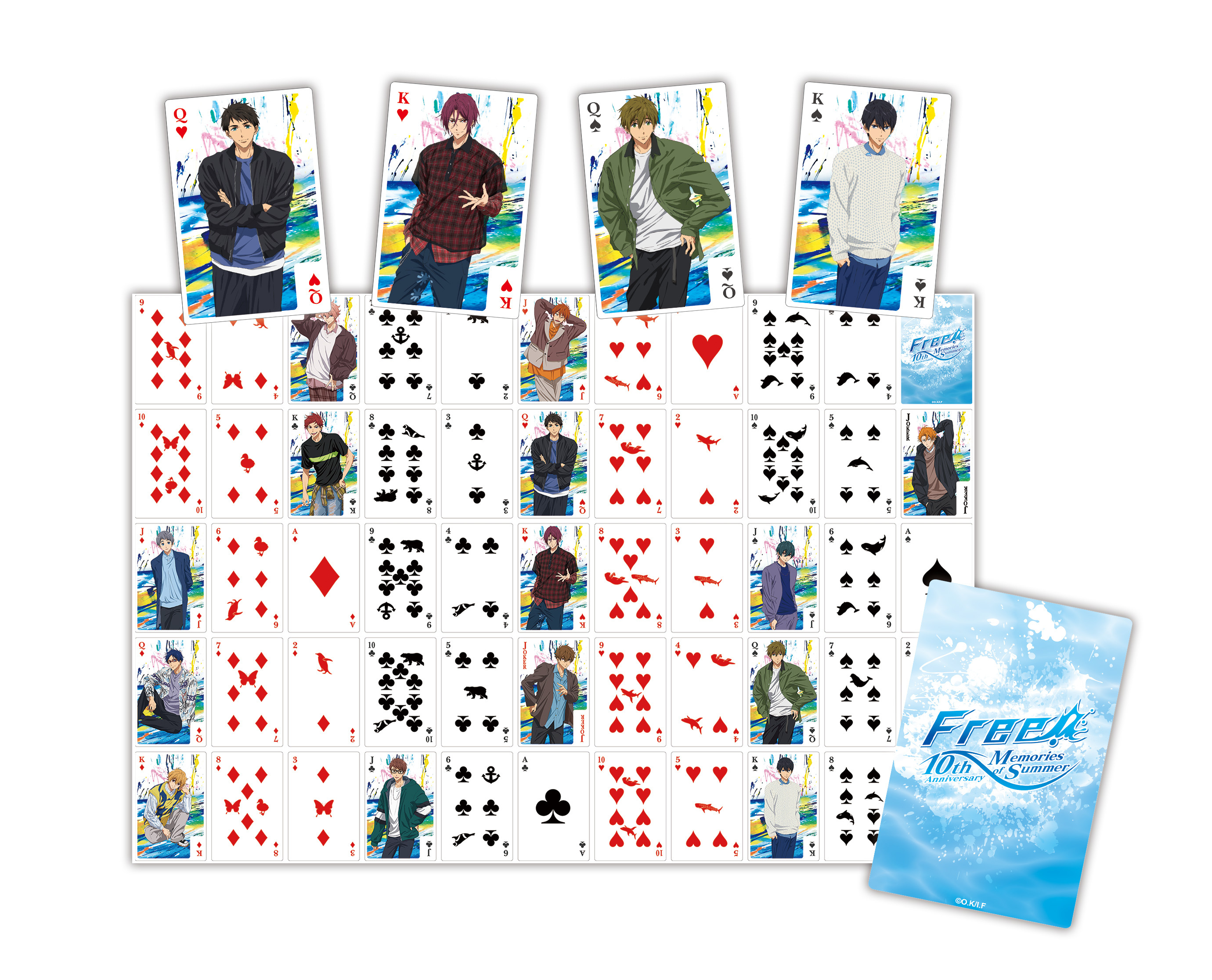 Free!十周年-小撲克牌-捉游