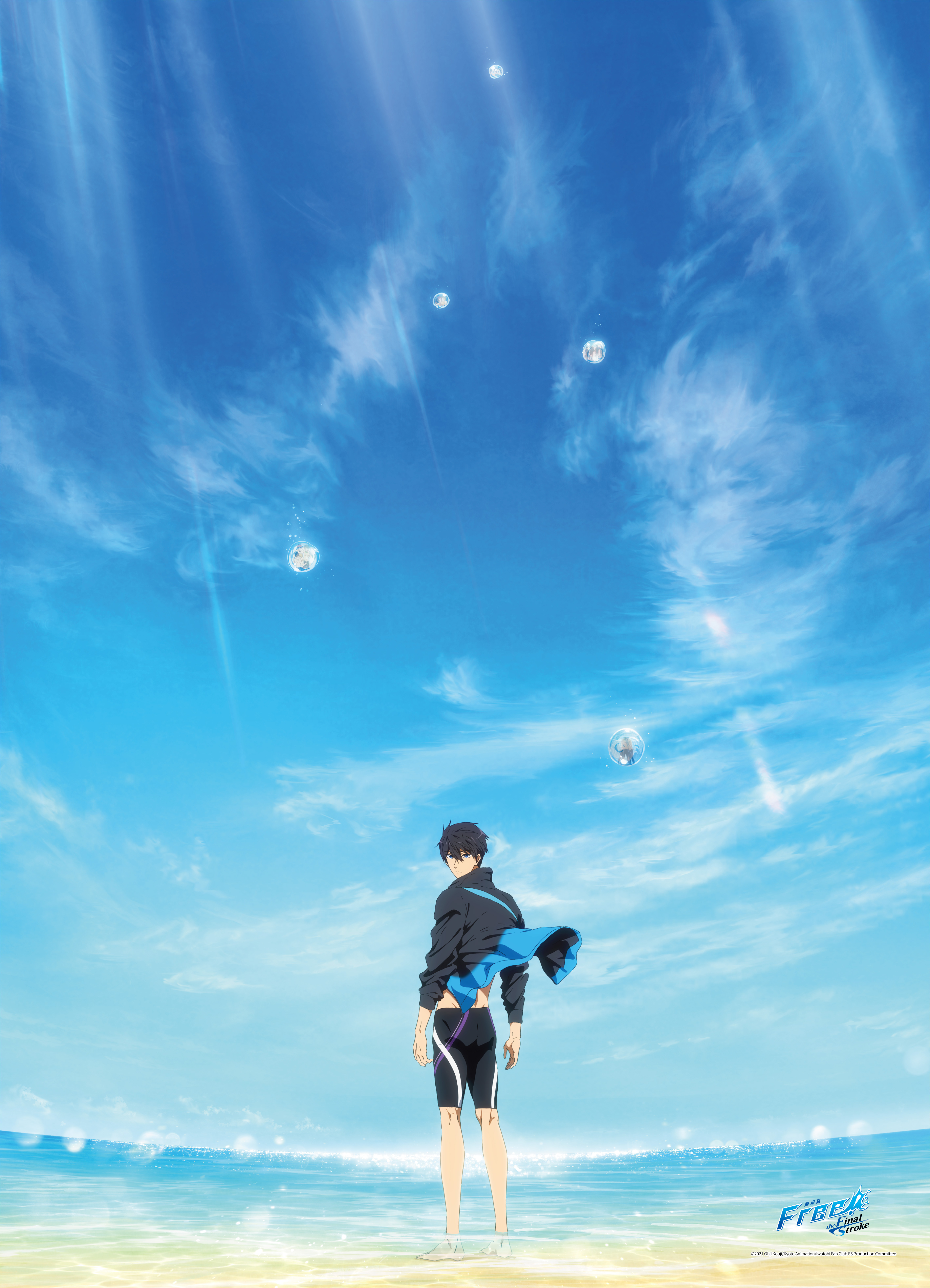 Free! -the Final Stroke-4K塑膠海報-泳氣爆發