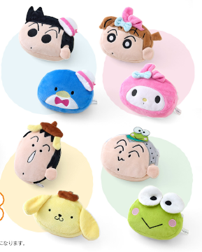 <快速出貨> 蠟筆小新x三麗鷗 雙面造型小包