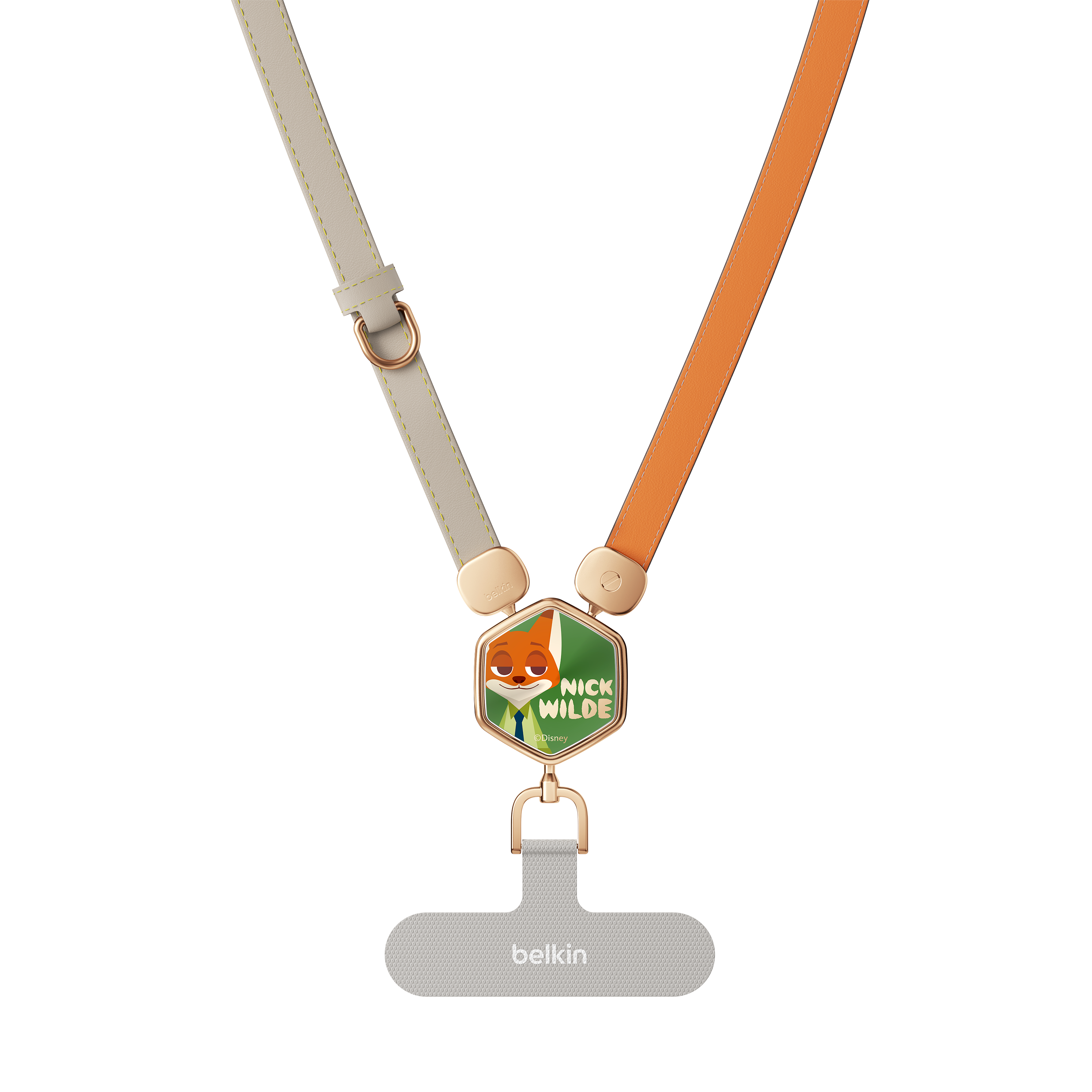 皮革手機掛繩 (優獸大都會, 迪士尼系列)