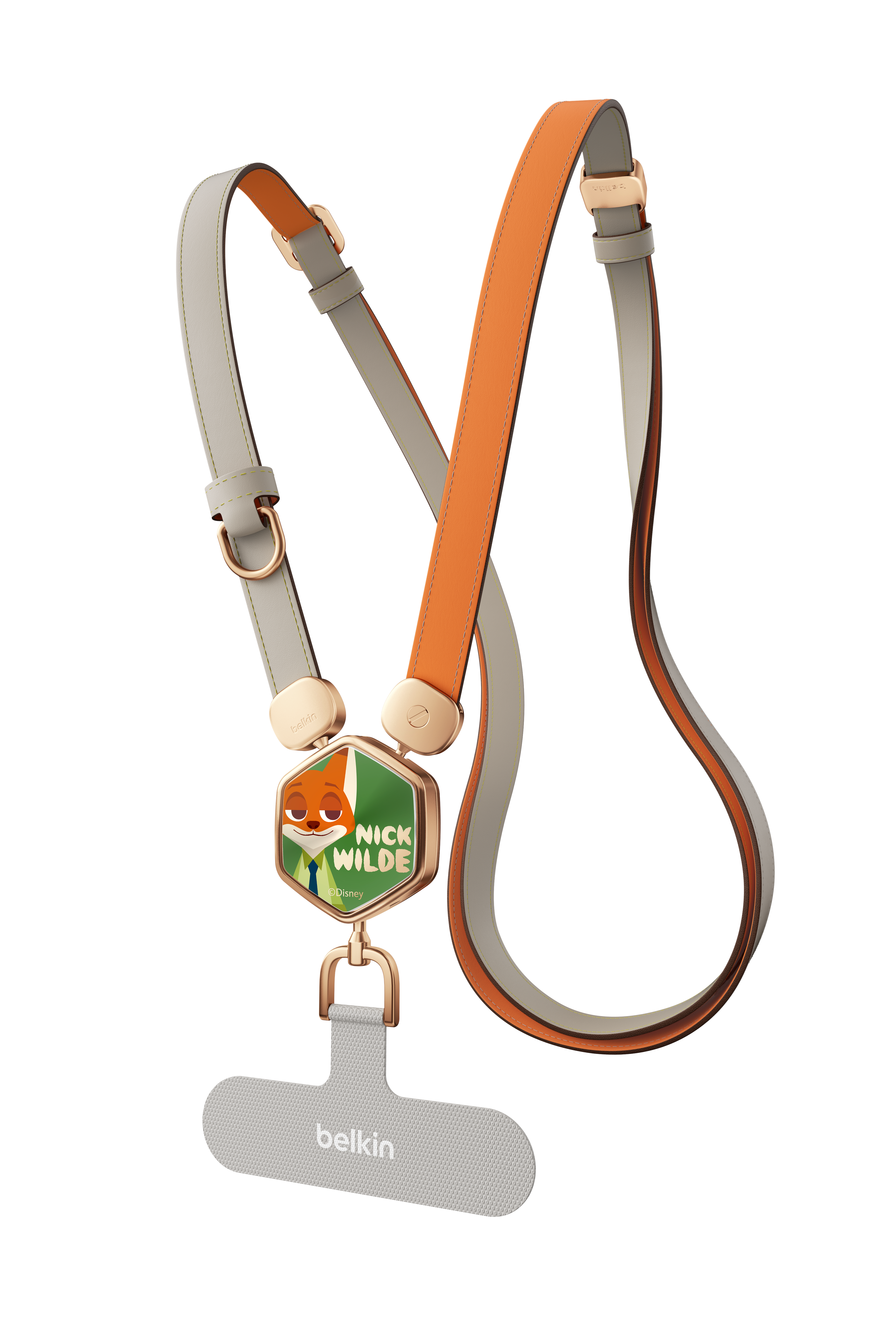 皮革手機掛繩 (優獸大都會, 迪士尼系列)