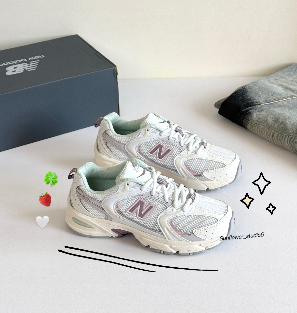New Balance NB 530 草莓薄荷 粉紫色 淺綠色 復古 慢跑鞋 老爹鞋 U530NEB/預購