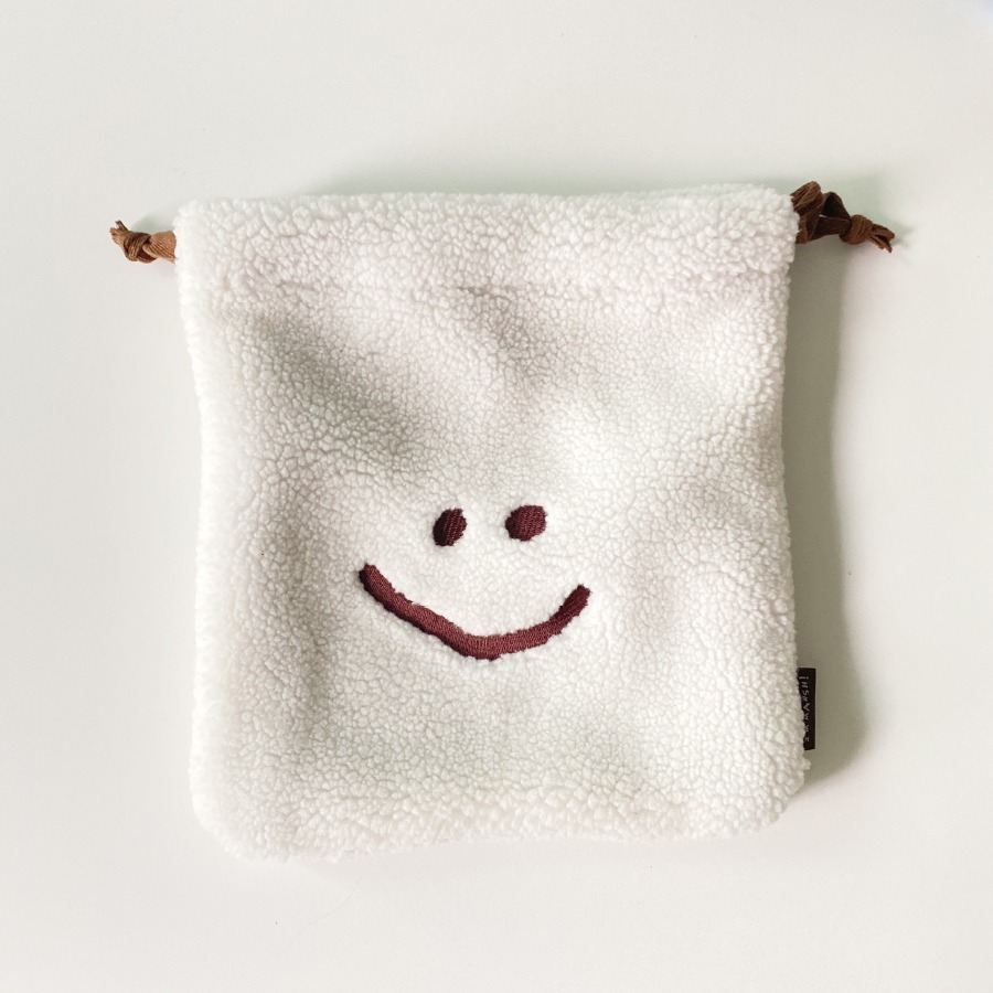 【Dinotaeng】Marsh Fluffy String Pouch 絨毛收納袋