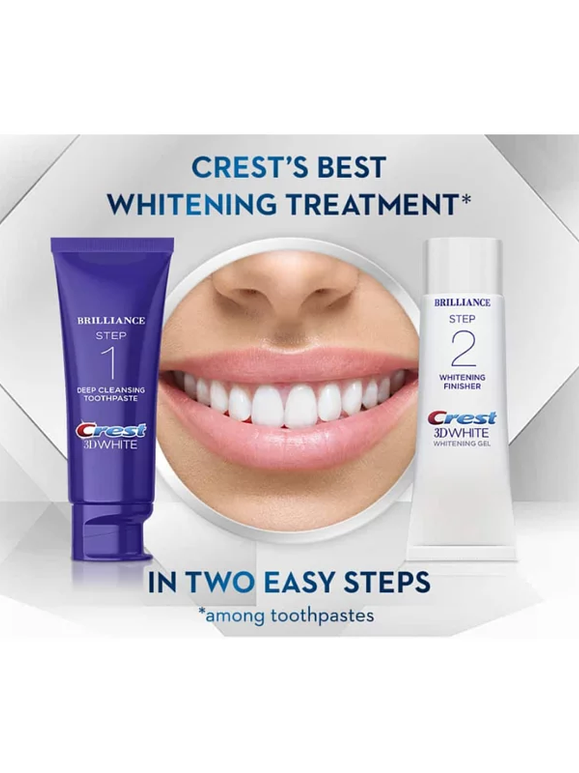 【 現貨 】Crest 3D White Brilliance 2 Step 雙管牙膏 美國