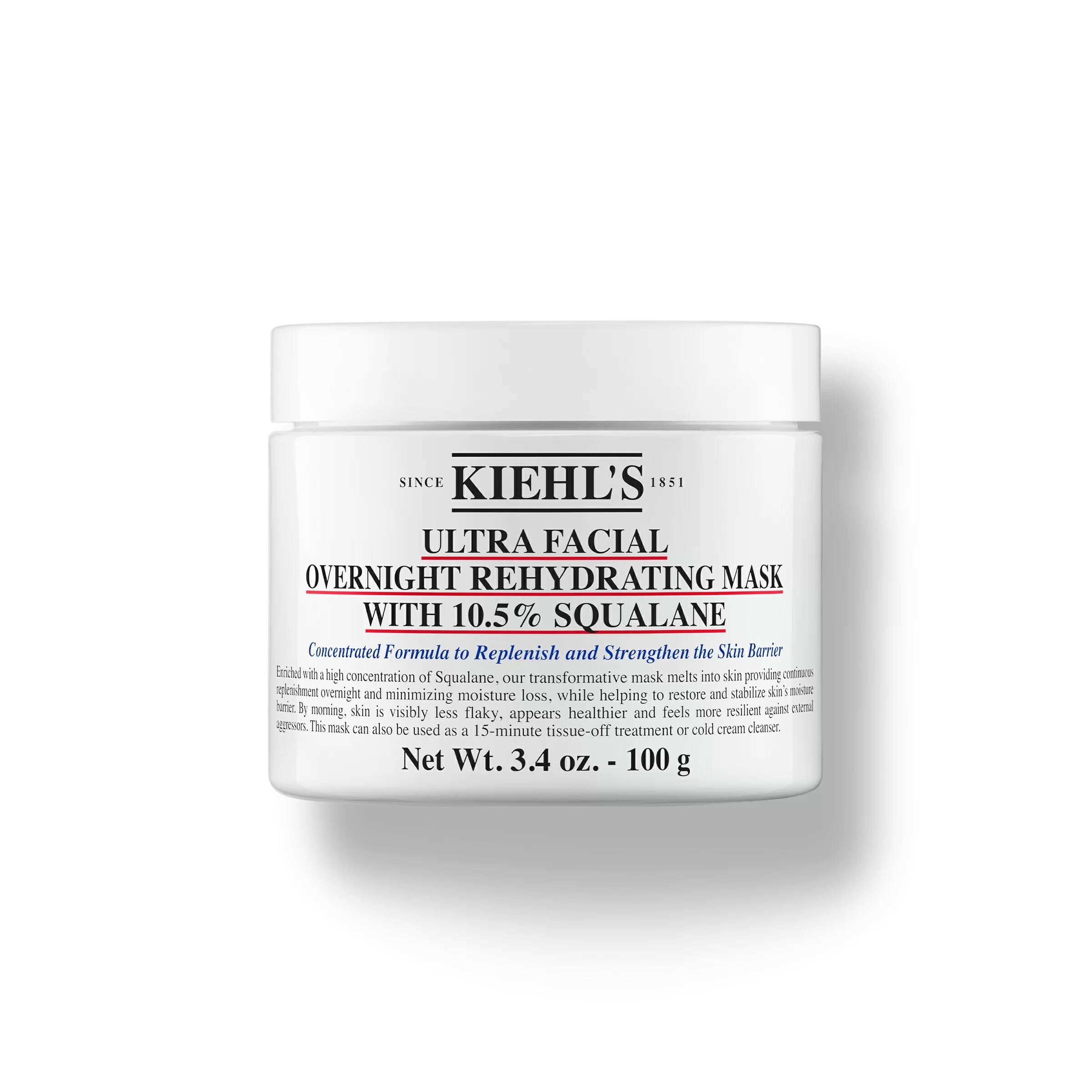 KIEHL'S 特效保濕晚間面膜 100g
