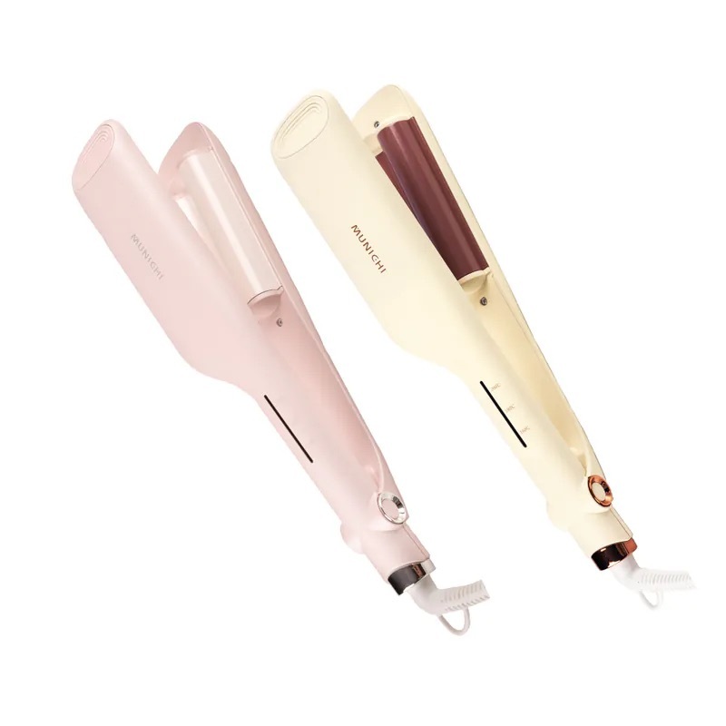 【MUNICHI沐尼黑】負離子水波紋蛋捲夾(韓系波浪捲/國際電壓)25MM