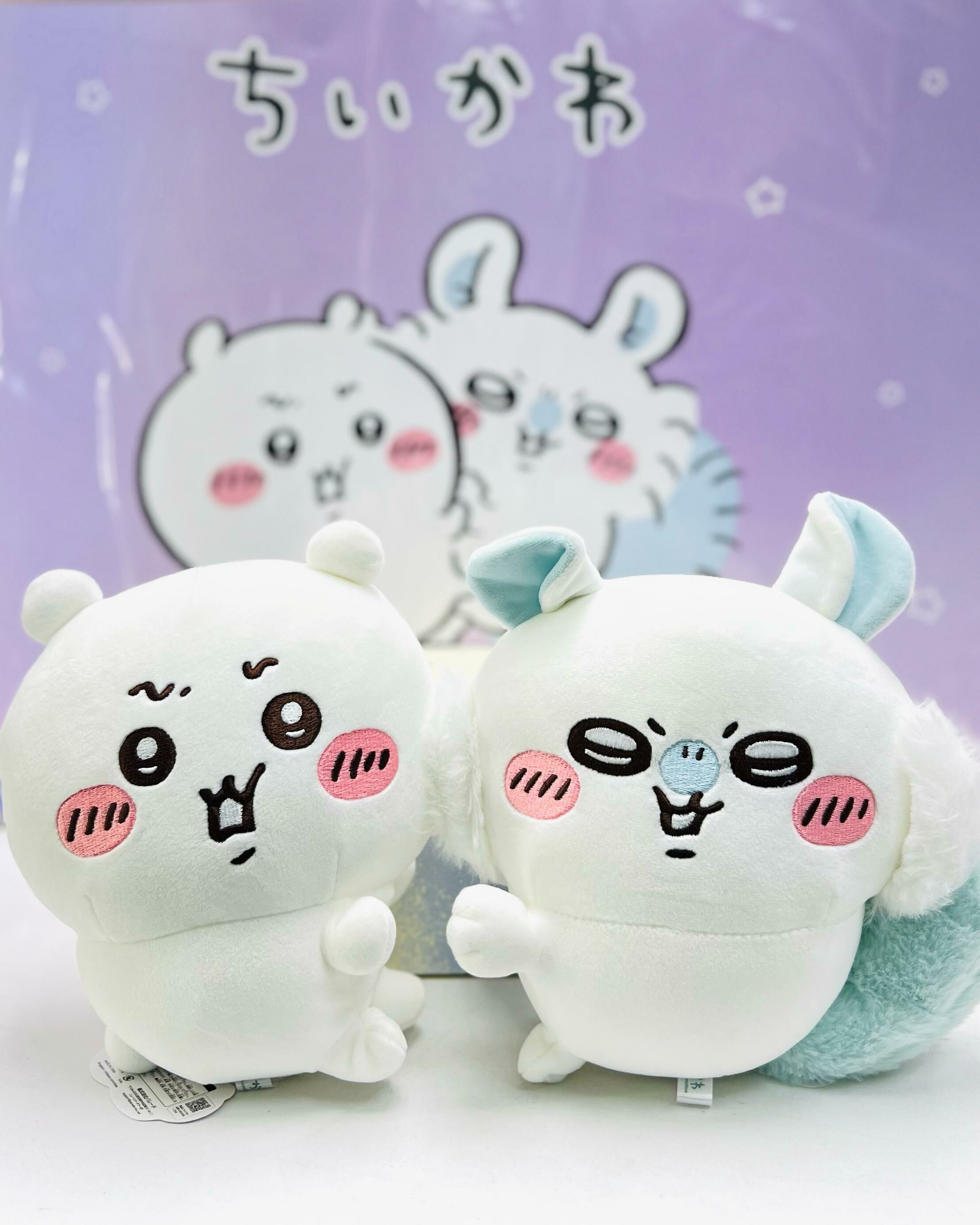 (Set Of 2)Chiikawa 抱抱系列景品-(Chiikawa+飛鼠小桃)