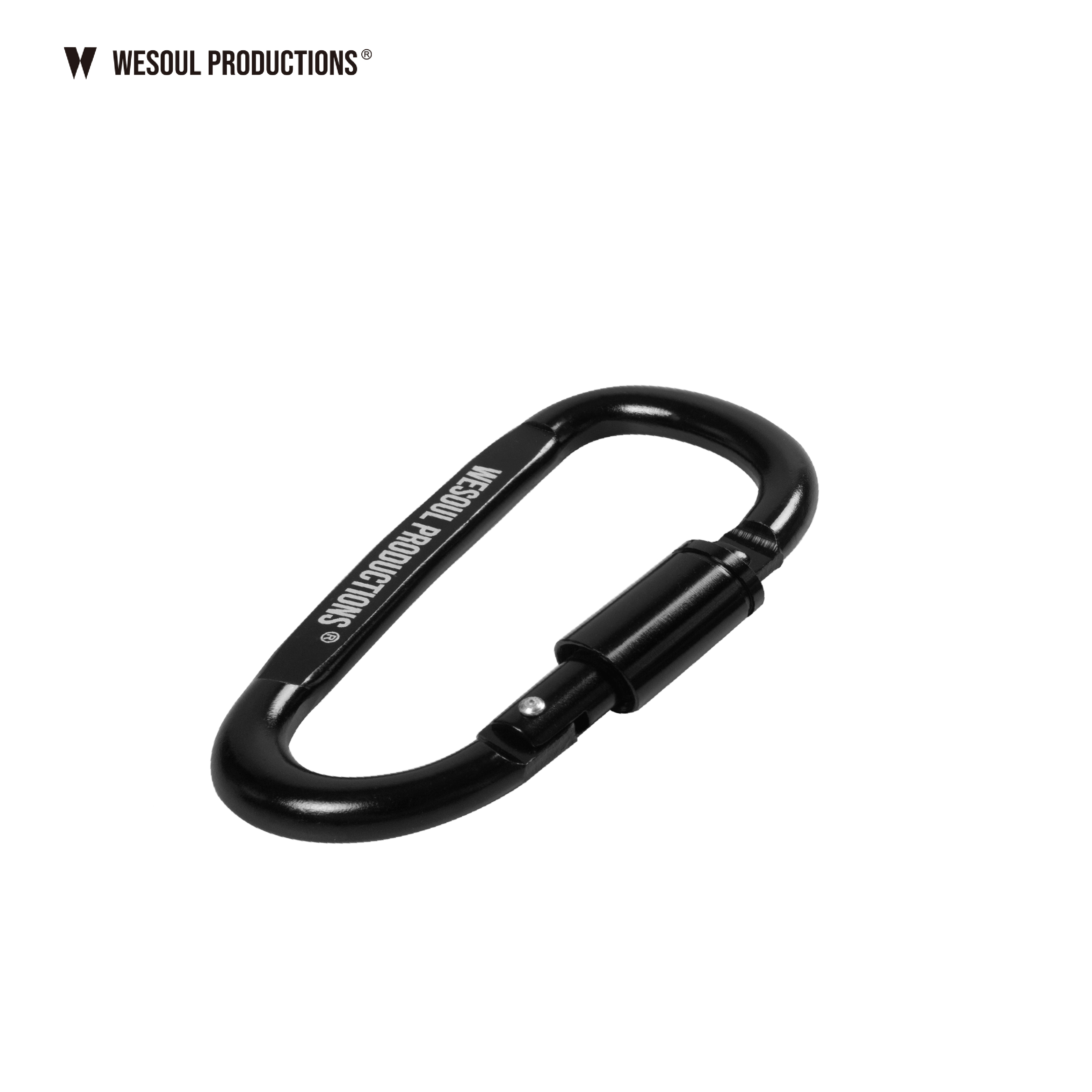 WSP－CARABINER BLACK 登山扣環四入組｜黑