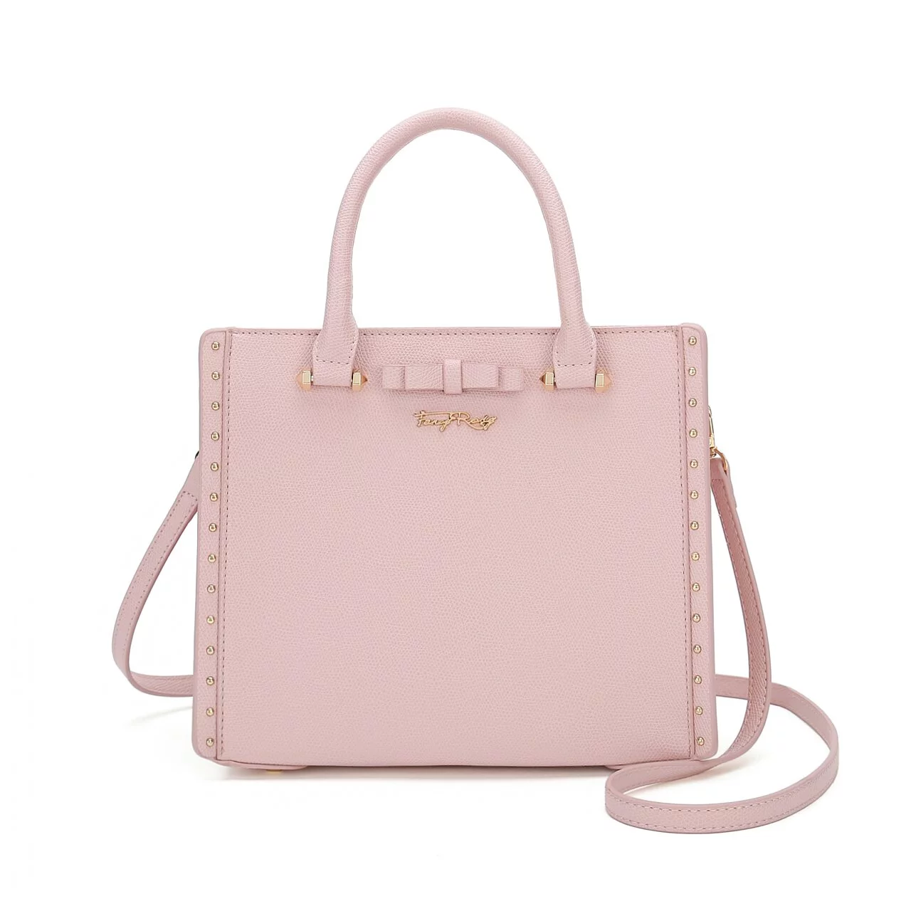 Fancy Bow Bow Stud Shoulder Bag