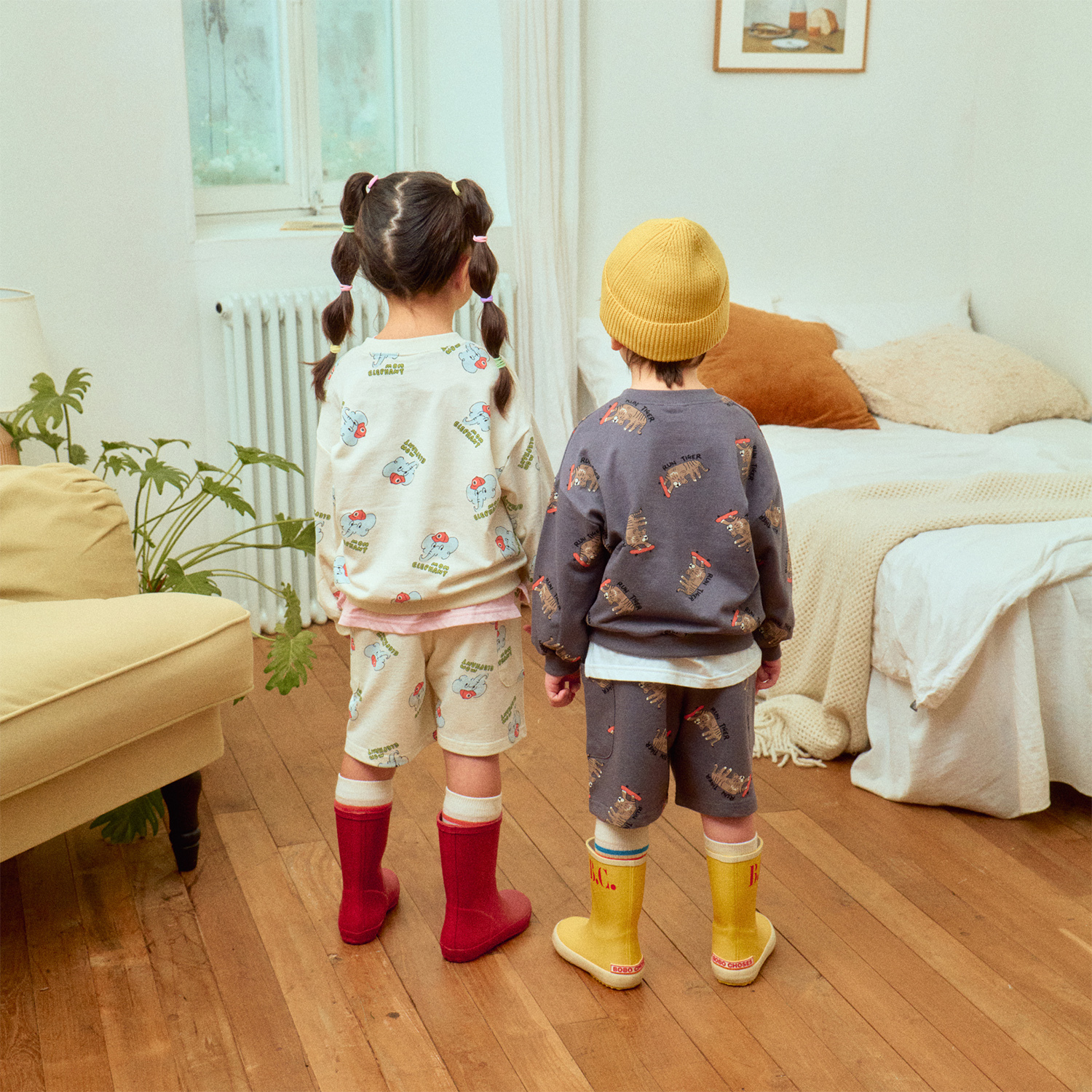 韓國 1st Blue-25春滿版動物款衛衣